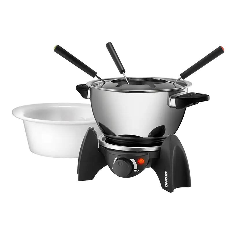 Unold Fondue-Set 48615 500 W, 6 Personen, Keramiktopf Unold Fondue-Set 48615 500 W, 6 Personen, Keramiktopf