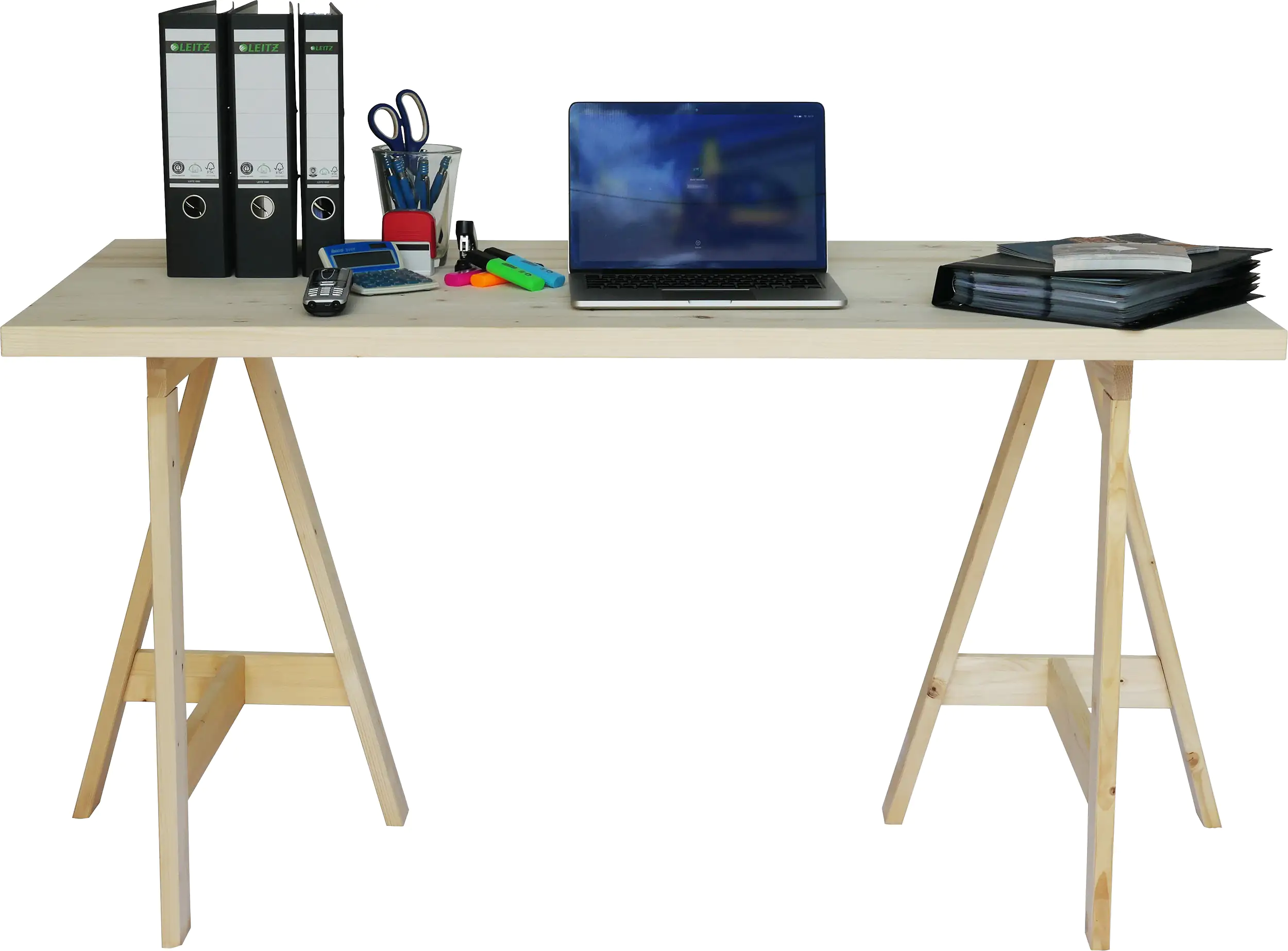 4260546689503_1 Mehrzwecktisch als SET incl. Tischbeine Fichte massiv unbehandelt