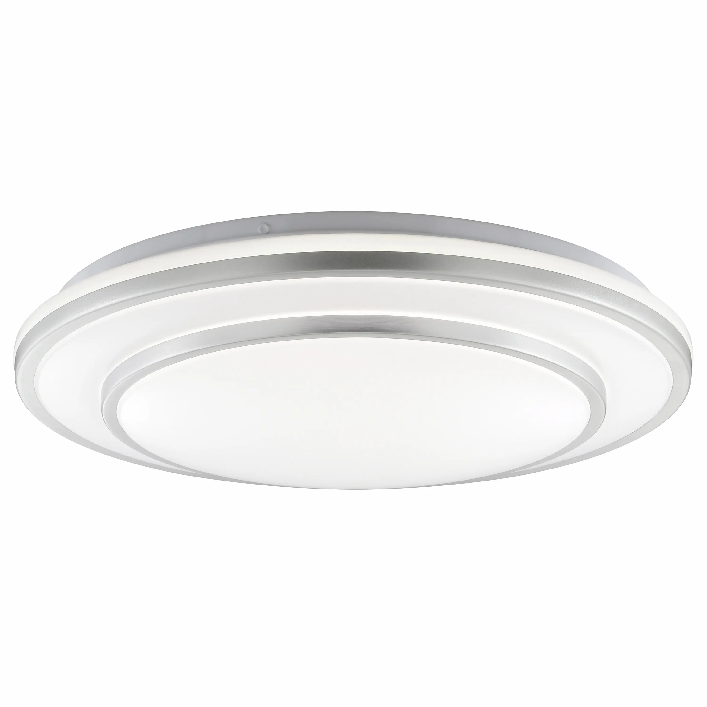 Brilliant LED Deckenleuchte Luciano Ø 39 x 7,8 cm neutralweiß aluminium weiß