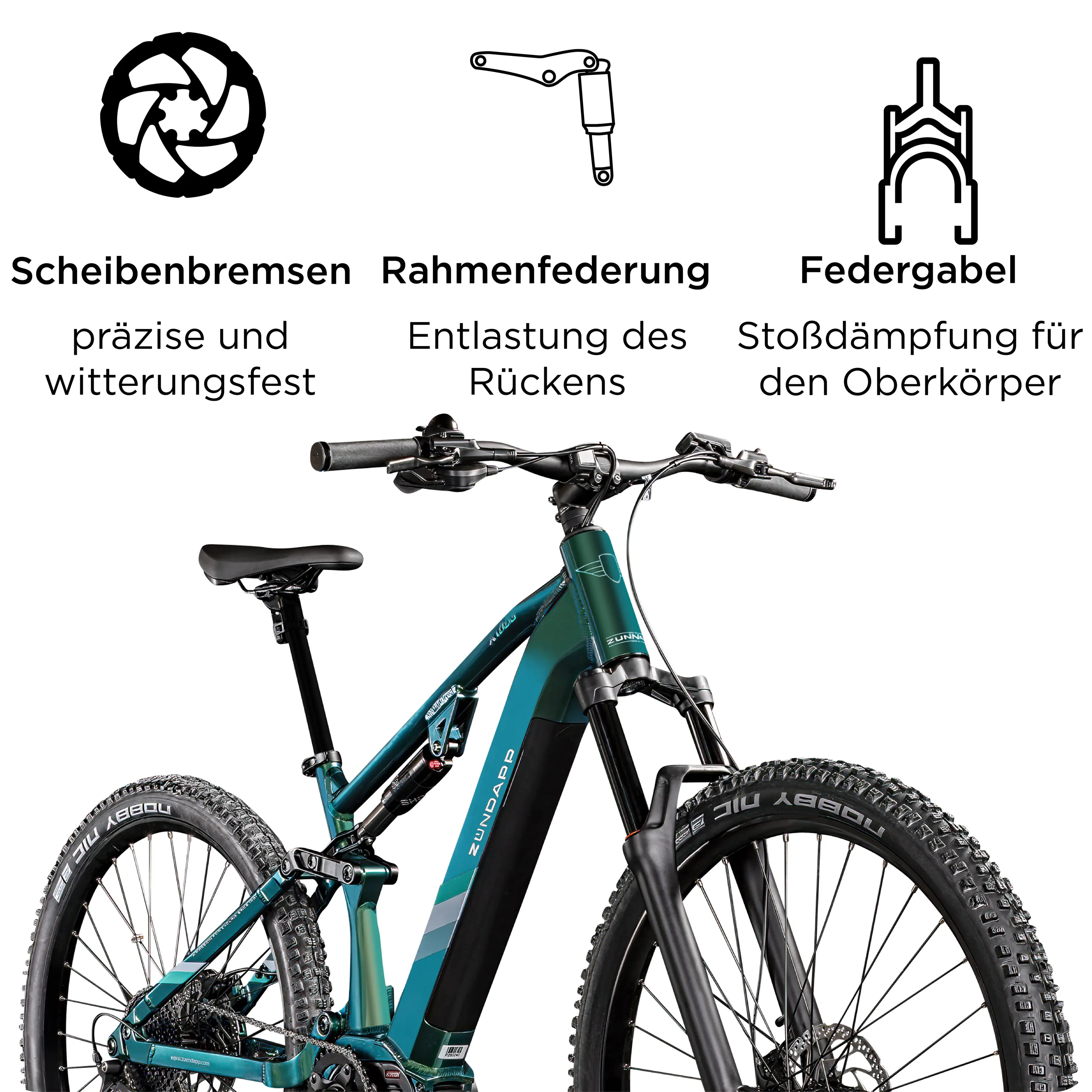 Zündapp E-Bike MTB X1000 29 Zoll 10-Gang 733,57 Wh sunlight magic	