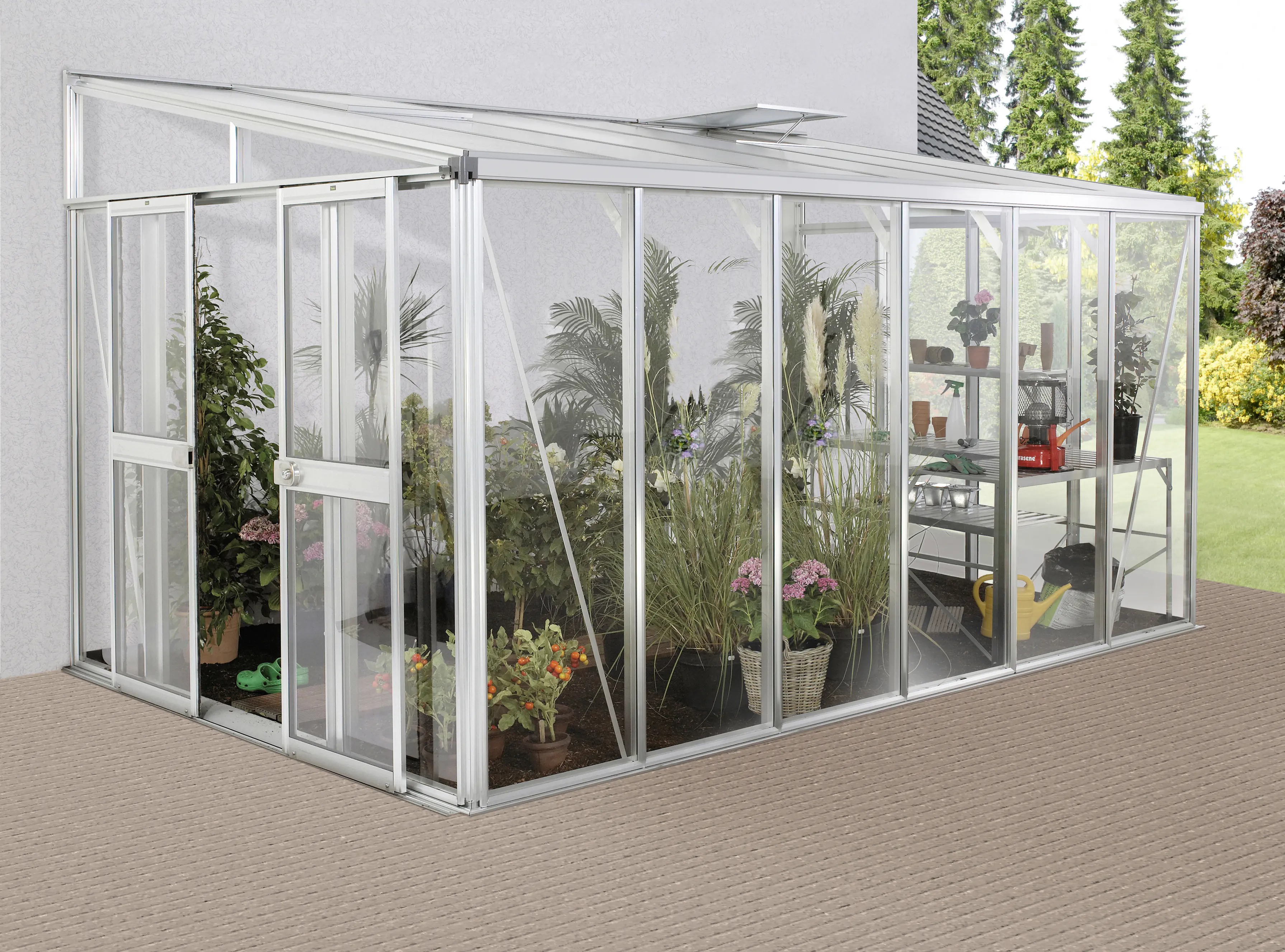 Vitavia Pavillon-Nachrüstset Helena 10200 aluminium 3 mm ESG