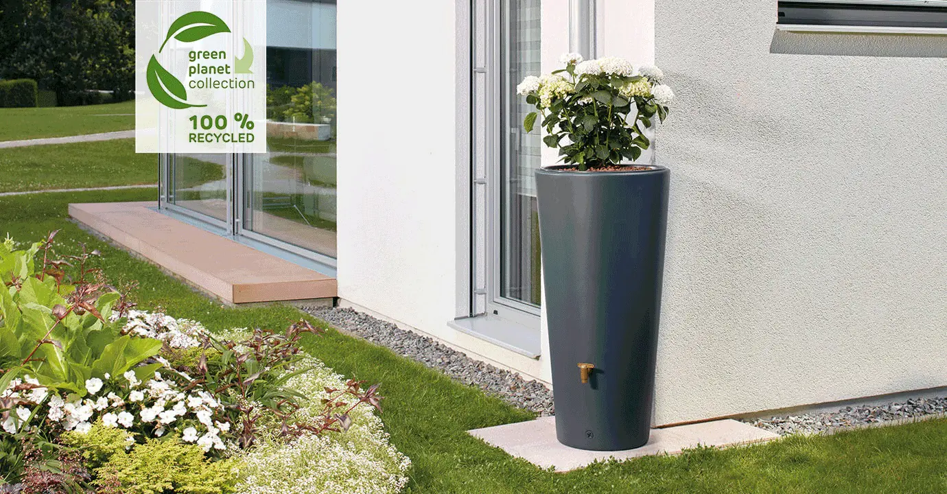 4rain Regenspeicher Vaso Decor 2in1, 220 l, Graphite grey 4rain Regenspeicher Vaso Decor 2in1, 220 l, Graphite grey