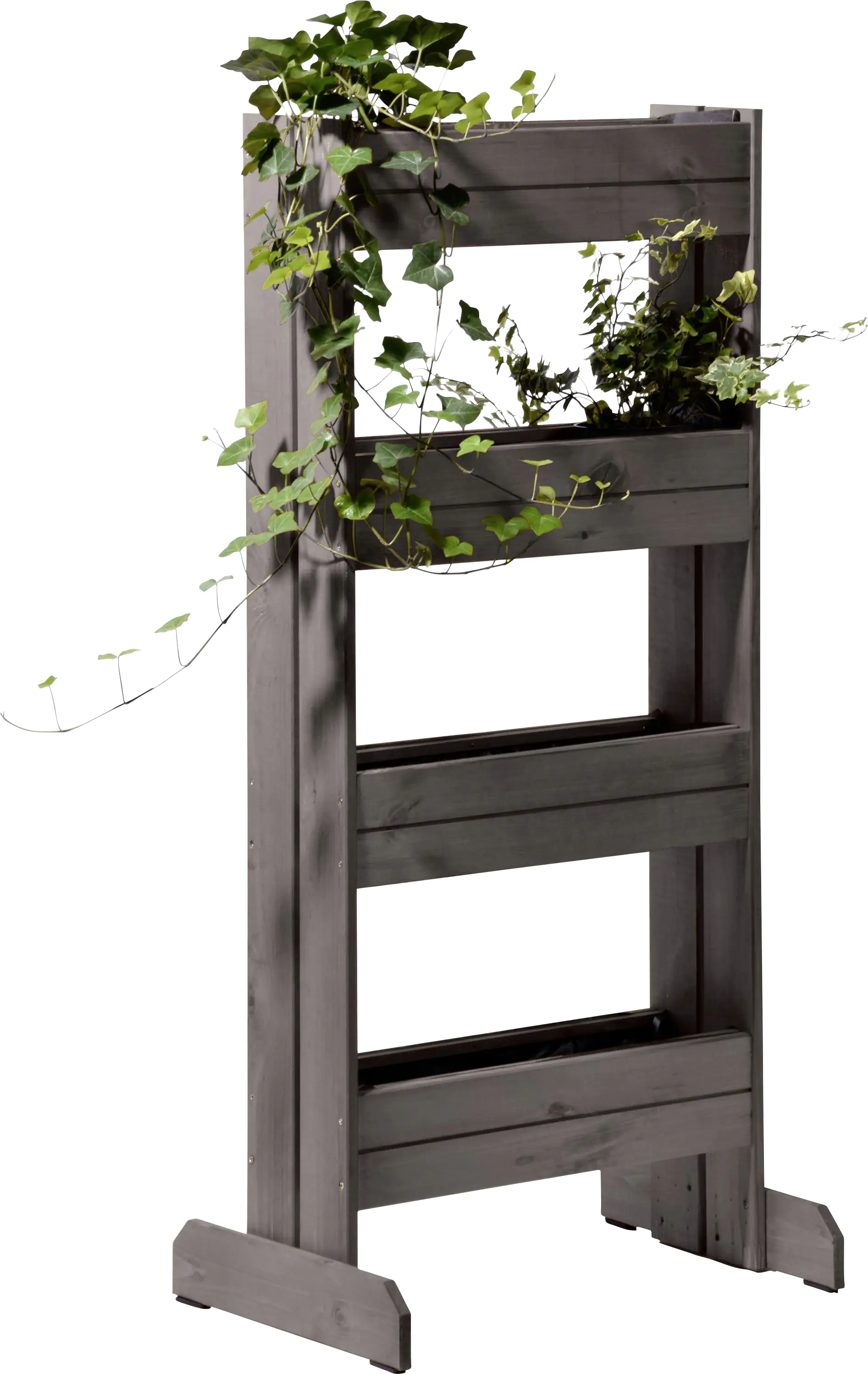 Dobar Vertikalbeet 4 Pflanzkästen anthrazit 55 x 40 x 125 cm Dobar Vertikalbeet 4 Pflanzkästen anthrazit 55 x 40 x 125 cm