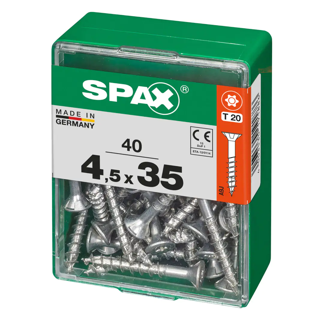 Spax Universalschrauben 4.5 x 35 mm TX 20 - 40 Stk.