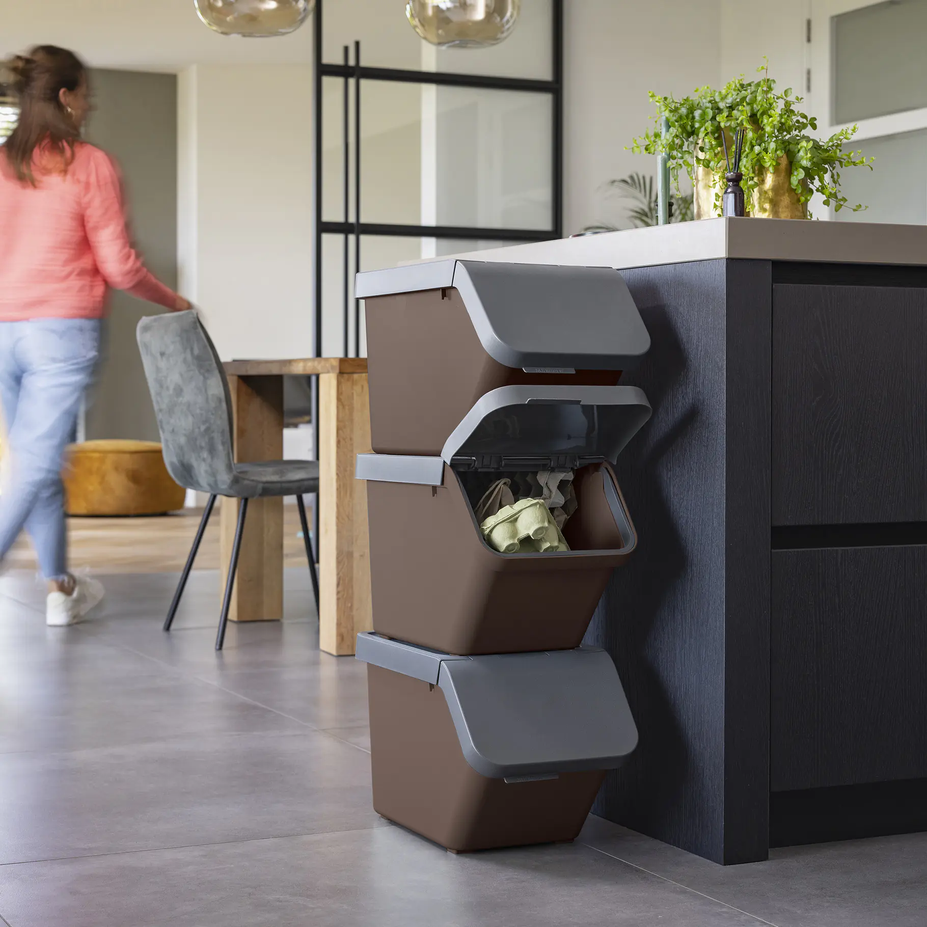 Sunware Sortiereinheit Sigma Home 30 L schoko