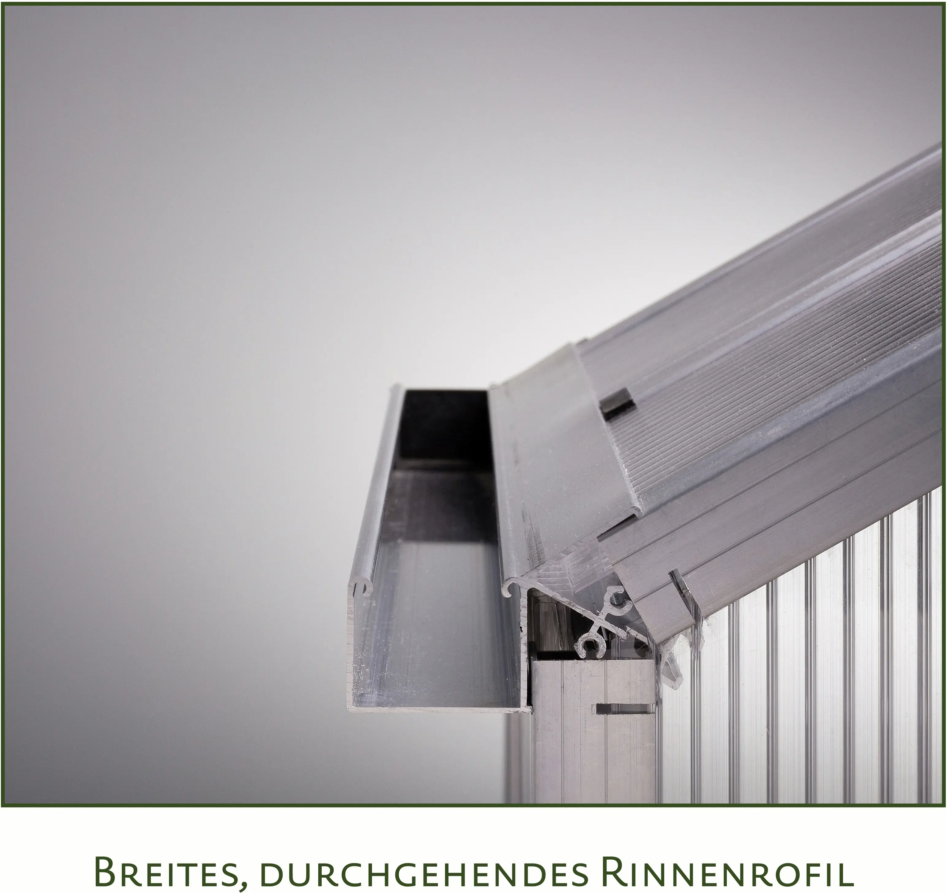 KGT Gewächshaus Rose II 2,17 x 2,33 x 2,15 m, anthrazit-grau