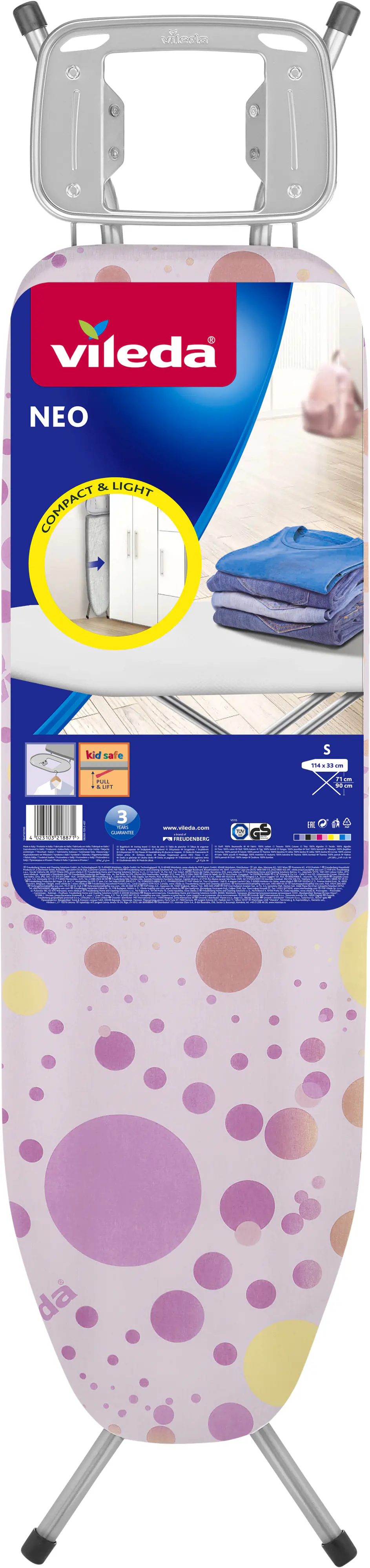 Vileda Bügelbrett Neo 114 x 33 cm