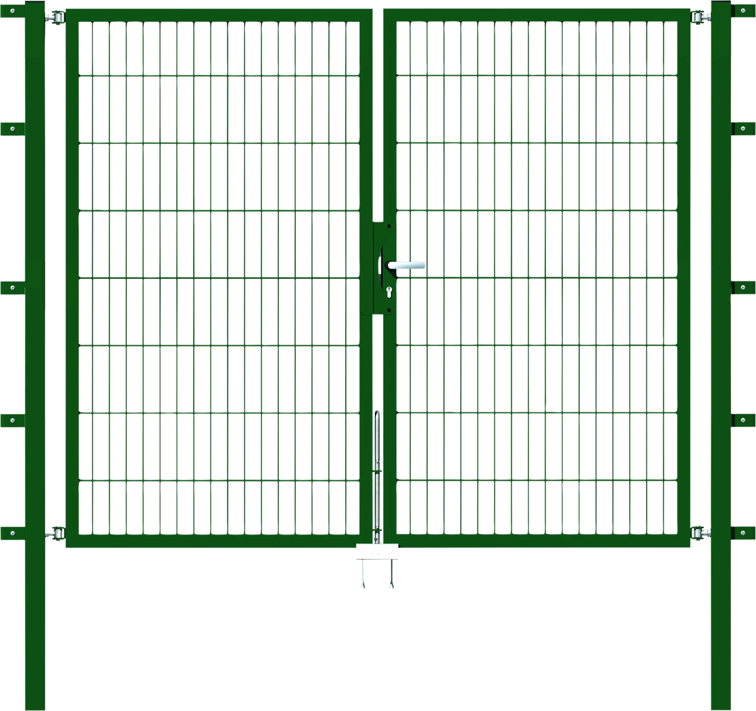 Alberts Stabgitter Doppeltor Flexo 200 x 160 cm 6/5/6 grün zE