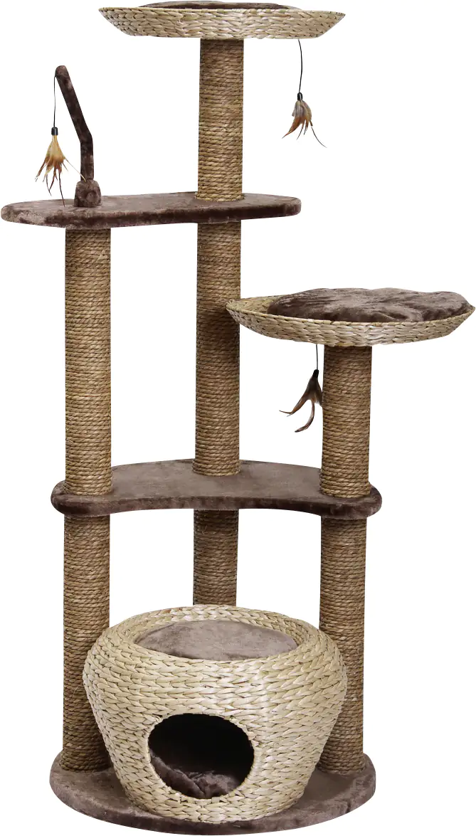 Nobby Kratzbaum Estaca H 141 cm braun