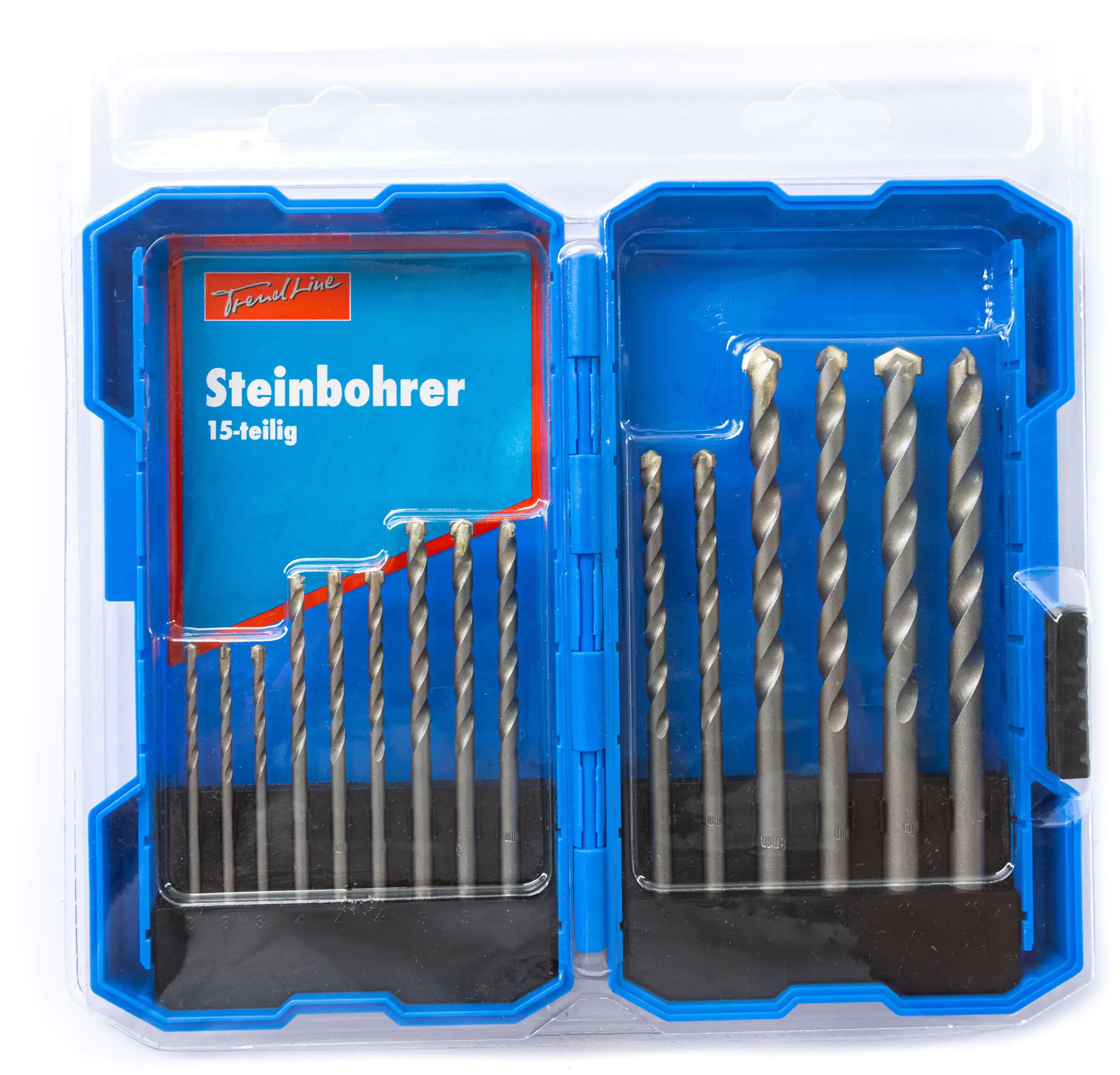 TrendLine Bohrer-Set für Beton und Stein 15-teilig Rundschaft TrendLine Bohrer-Set für Beton und Stein 15-teilig Rundschaft