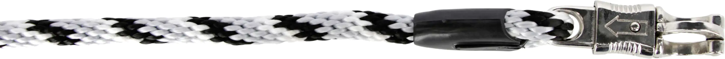 Kerbl Pferde-Führstrick Mustang silber/schwarz/weiß