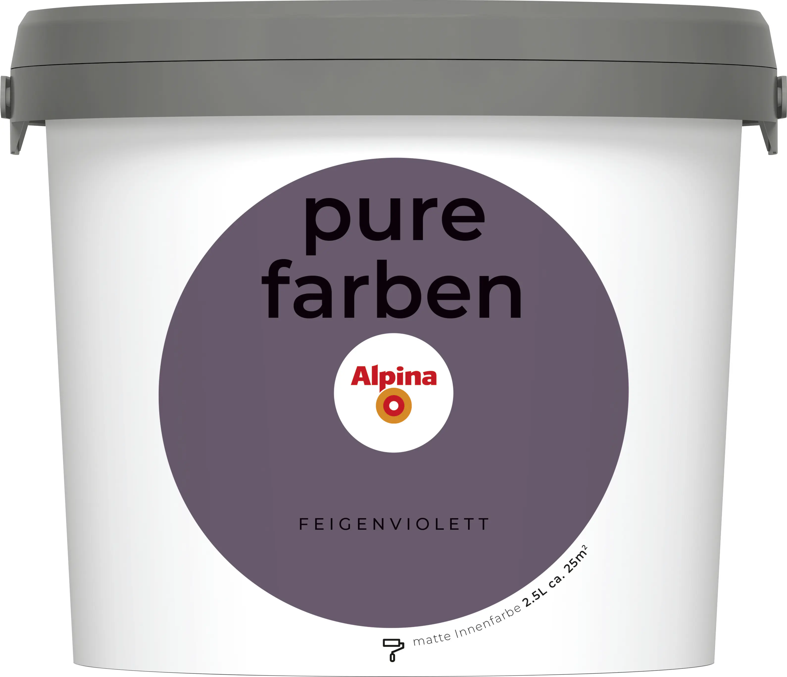 Alpina Pure Farben Wandfarbe feigenviolett 2,5 L