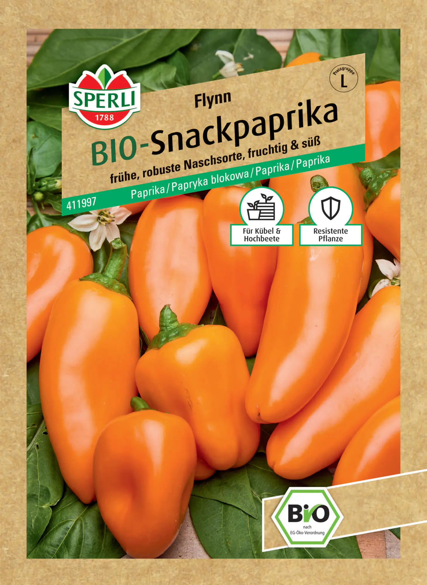 Sperli BIO Snackpaprika