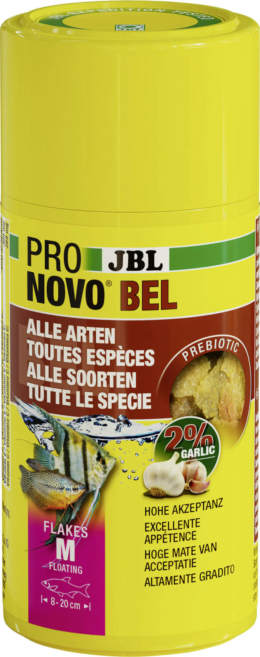 JBL Fischfutter Pronovo Bel Flakes M 100 ml 