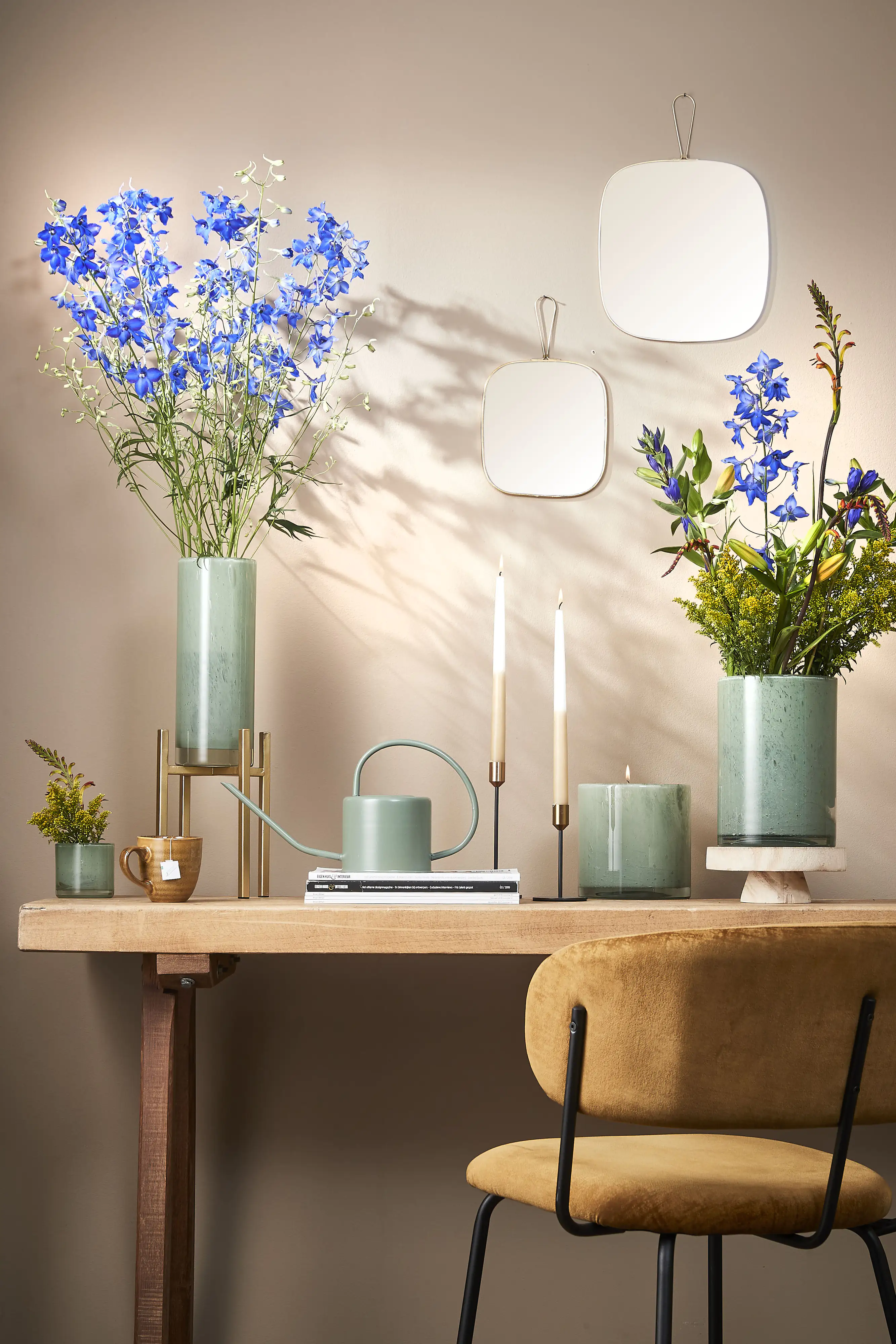 Mica Gießkanne Ancho Eisen grün