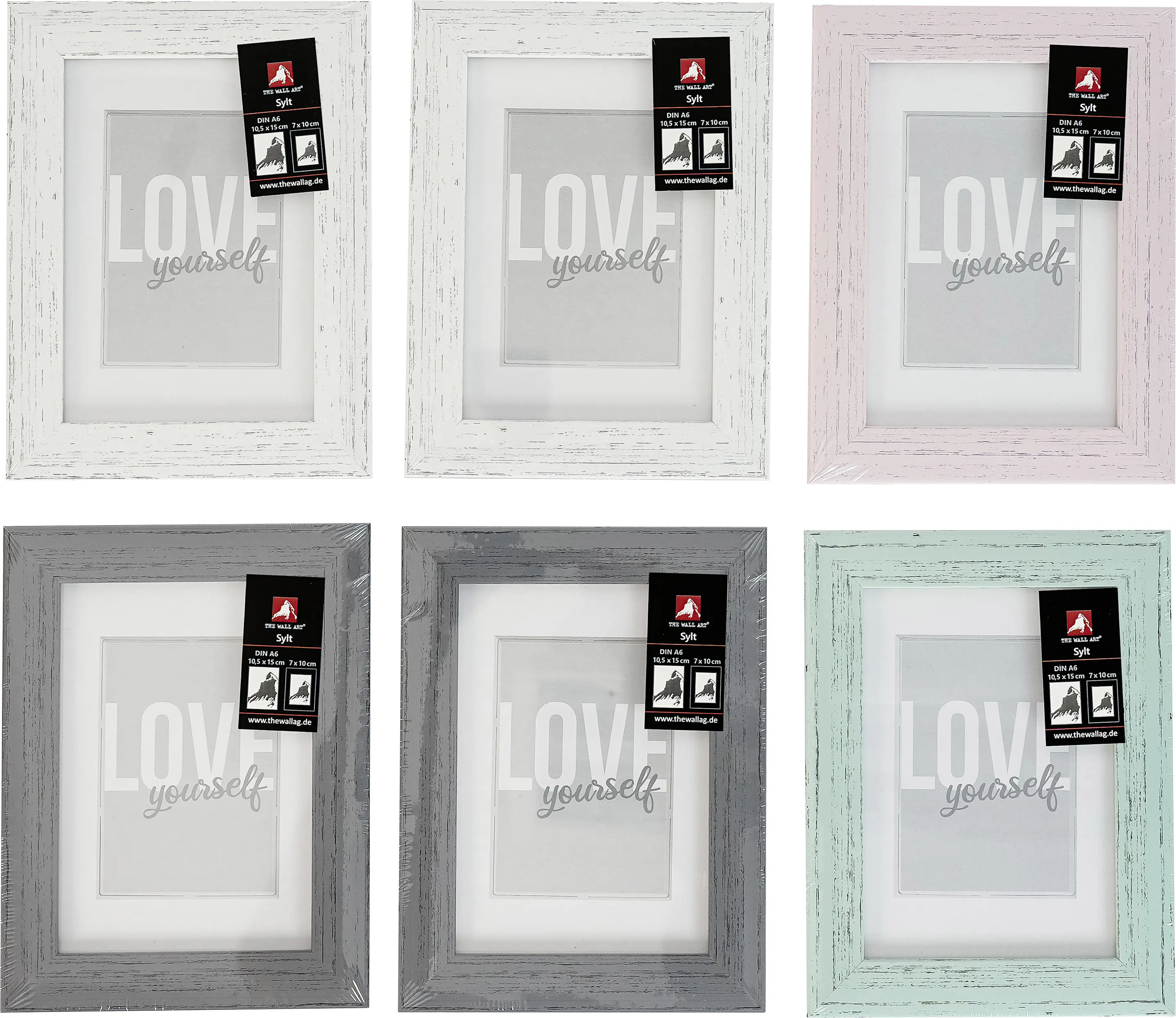 Portraitrahmen Sylt 10 x 15 cm 6-teilig