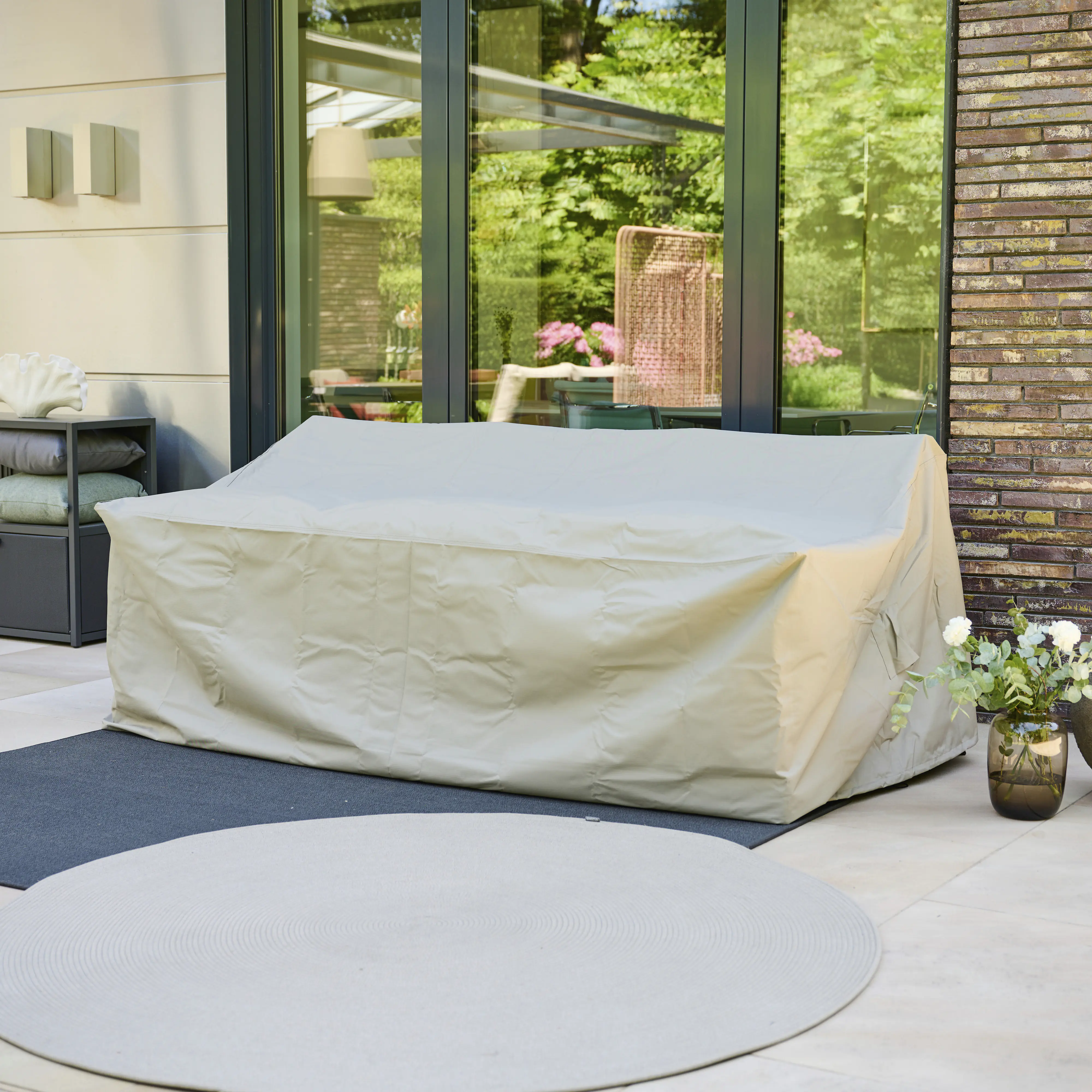 Siena Garden Schutzhülle Loungebank Plus 205 x 100 cm beige