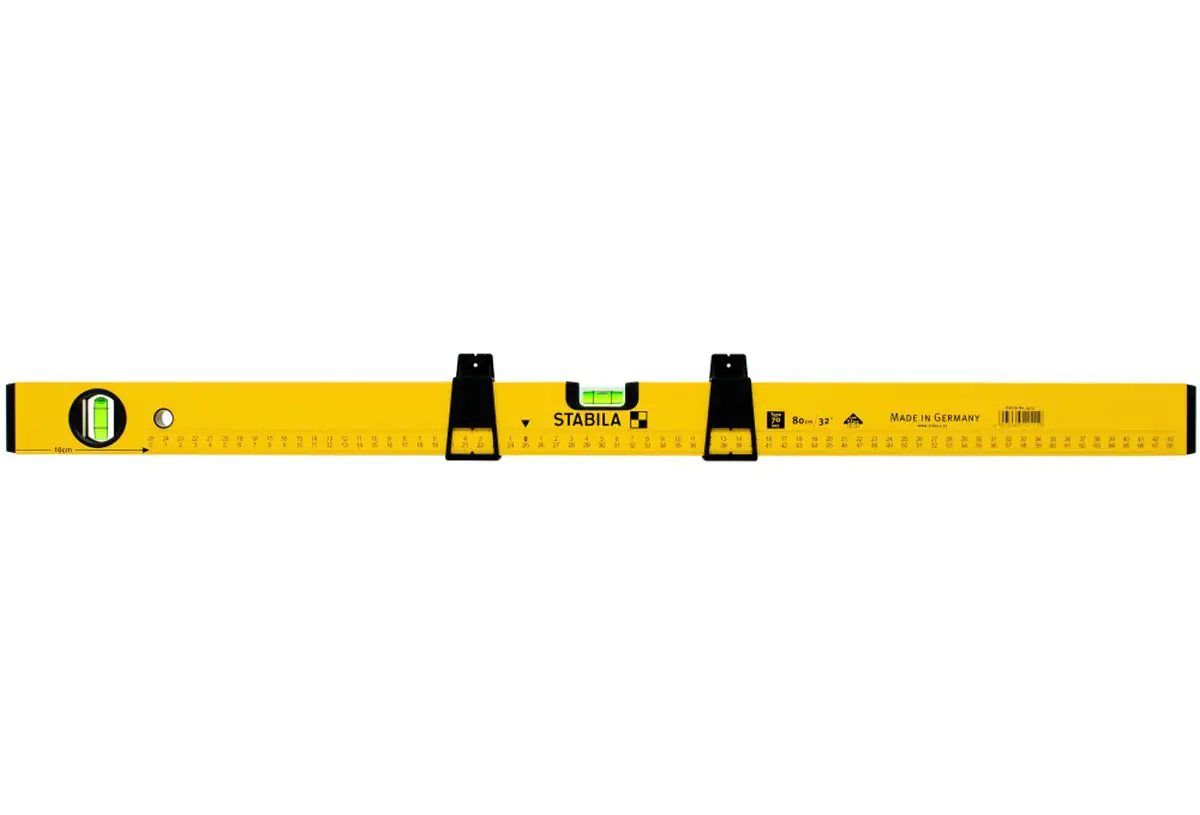 Stabila Markier-Wasserwaage 80 cm Type 70MAS und 2 Markierschieber Stabila Markier-Wasserwaage 80 cm Type 70MAS und 2 Markierschieber