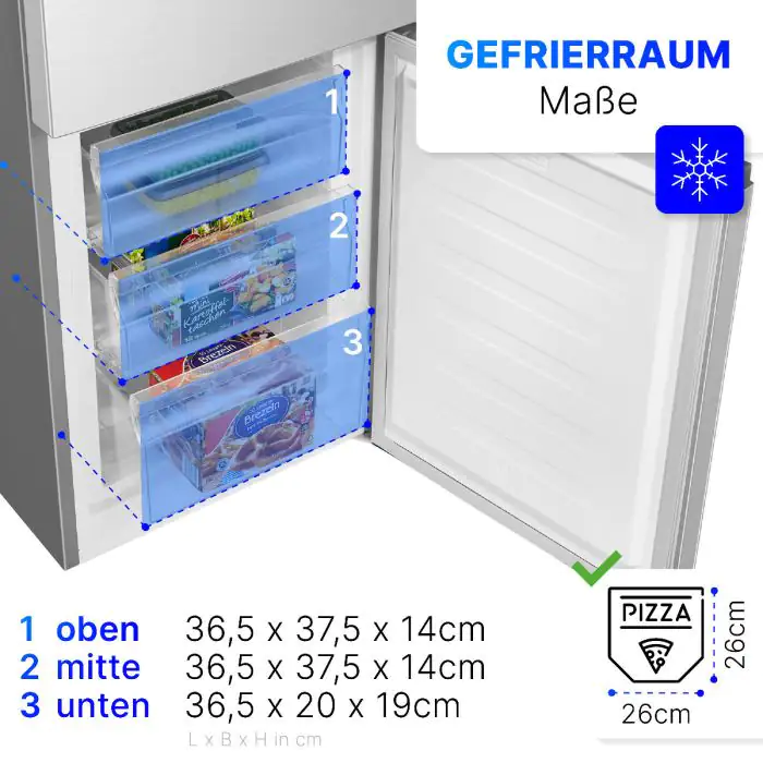 Bomann Kühl-Gefrierkombi KG 184.1 inox-look 