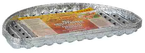 4006822318152 Favorit Alu-Grillpfanne halbrund 5 Stück