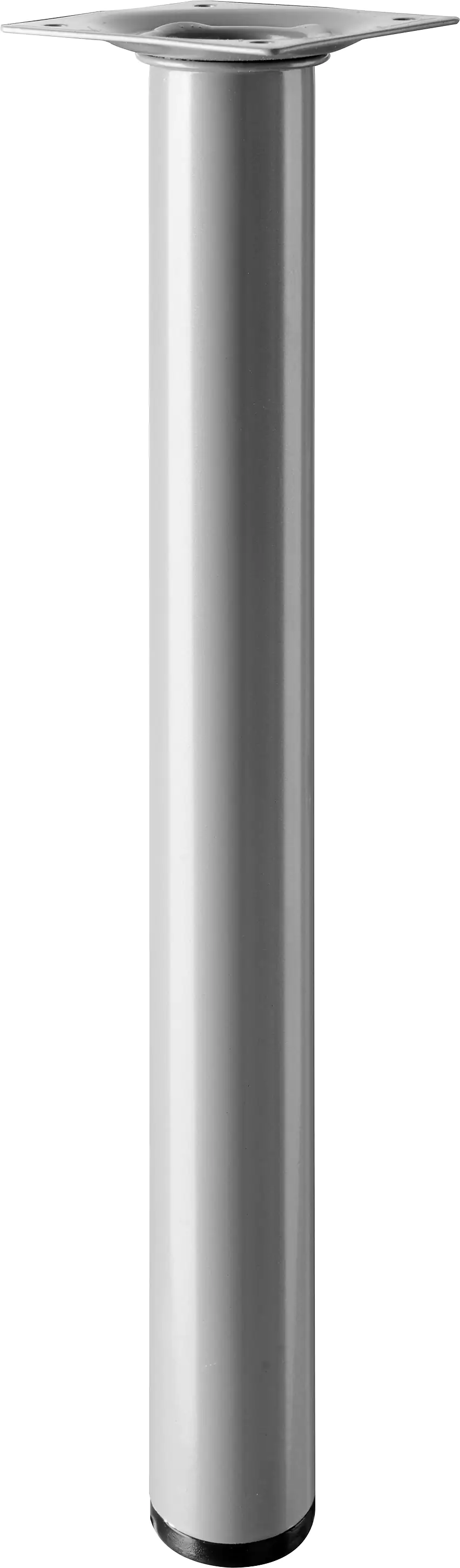 Hettich Tischbein 3,0 x 30 cm Stahl Aluminium-Optik - 1 Stück