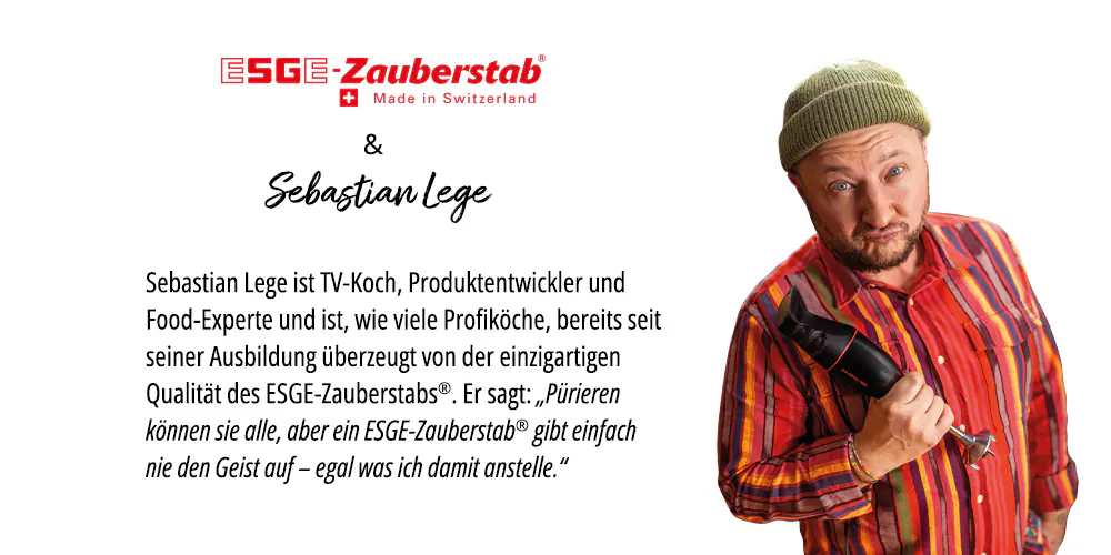 ESGE Stabmixer M 200 BBQ 200 W Rezeptbuch Zauberstab