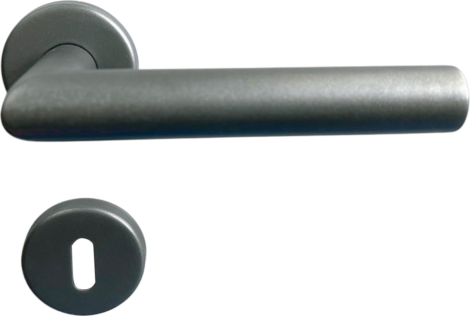 TrendLine Türgriff-Garnitur BB Edelstahl kaschmiergrau Ø 49,1 mm