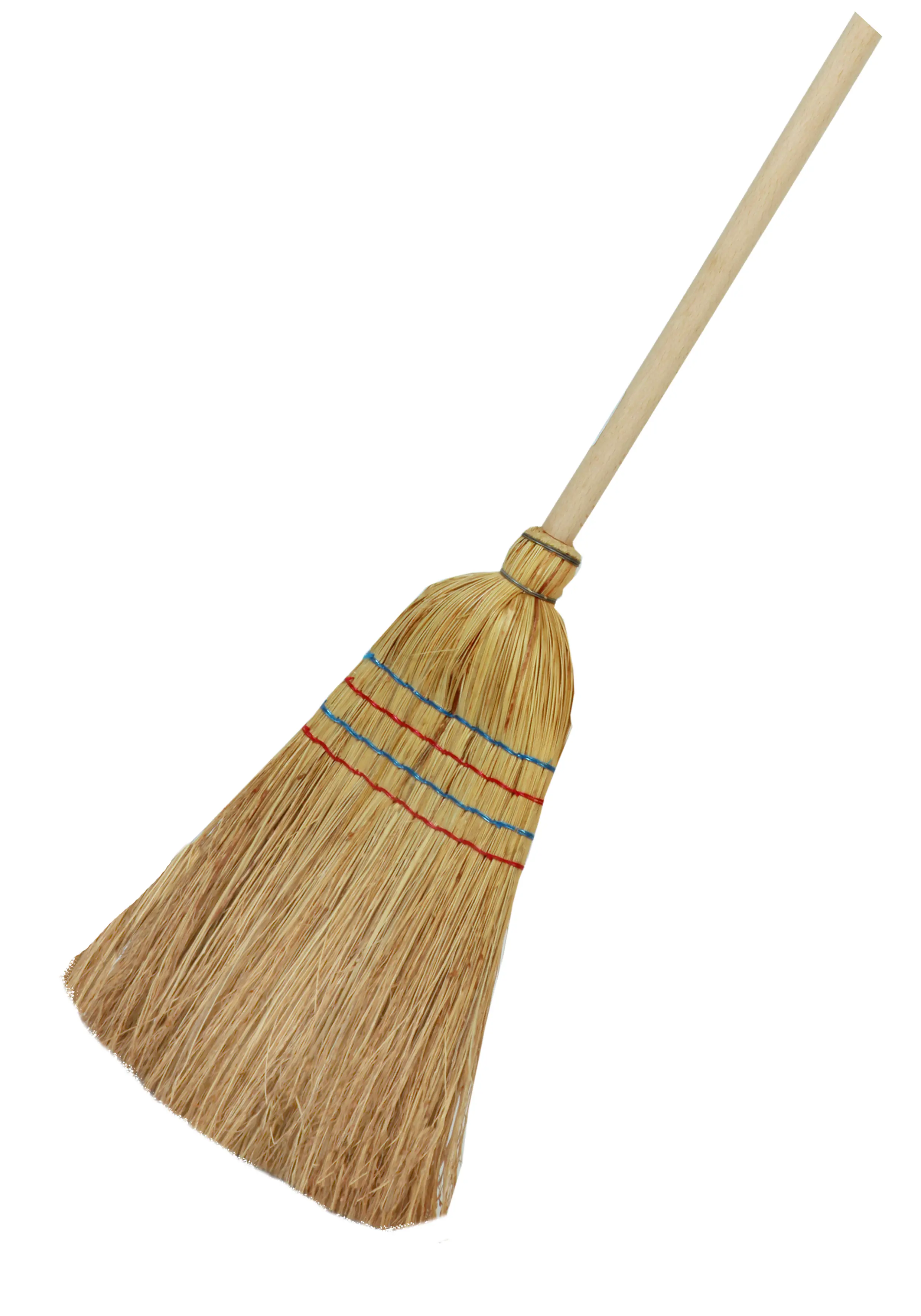 Floraworld Reisstrohbesen mit Stiel Classic 25 cm Arbeitsbreite