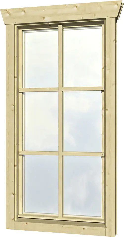 SKAN HOLZ Einzelfenster BxH 57,5 x 123,5 cm, Anschlag rechts