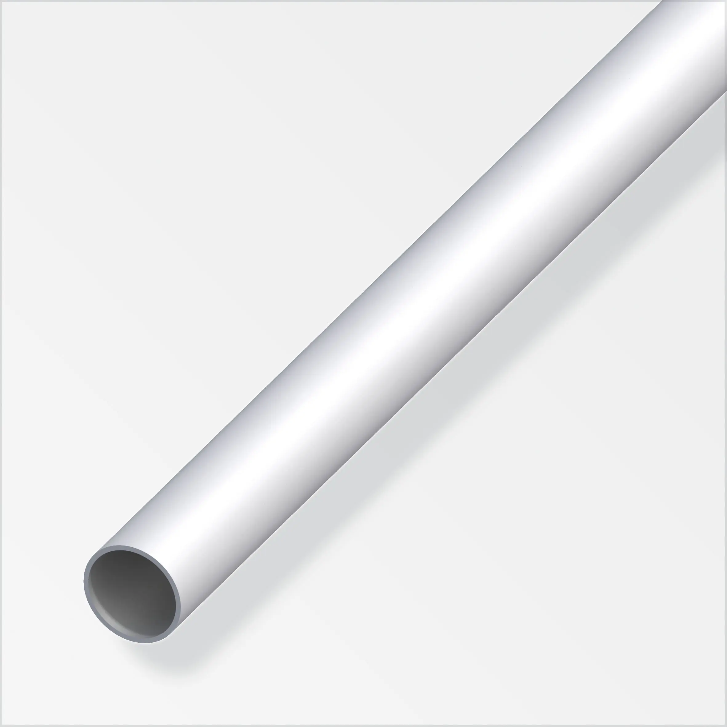 alfer Rundrohr Aluminium Ø 18 mm x 1 m silber