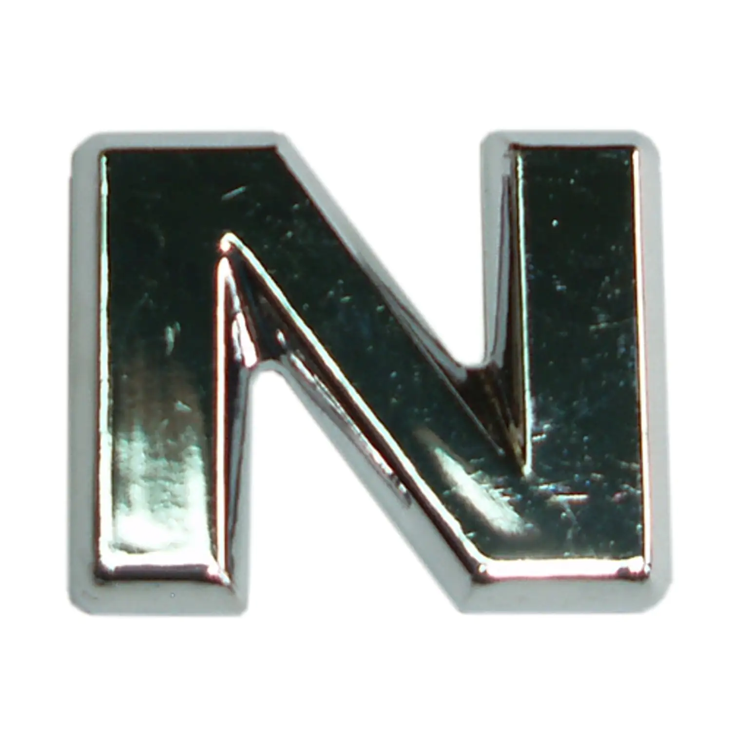 Hermann Schütz 3D-Relief-Chrome-Buchstabe N 25x35mm