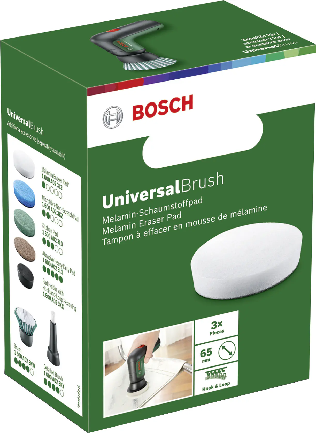 Melamin-Schaumstoffpad für UniversalBrush Melamin-Schaumstoffpad für UniversalBrush