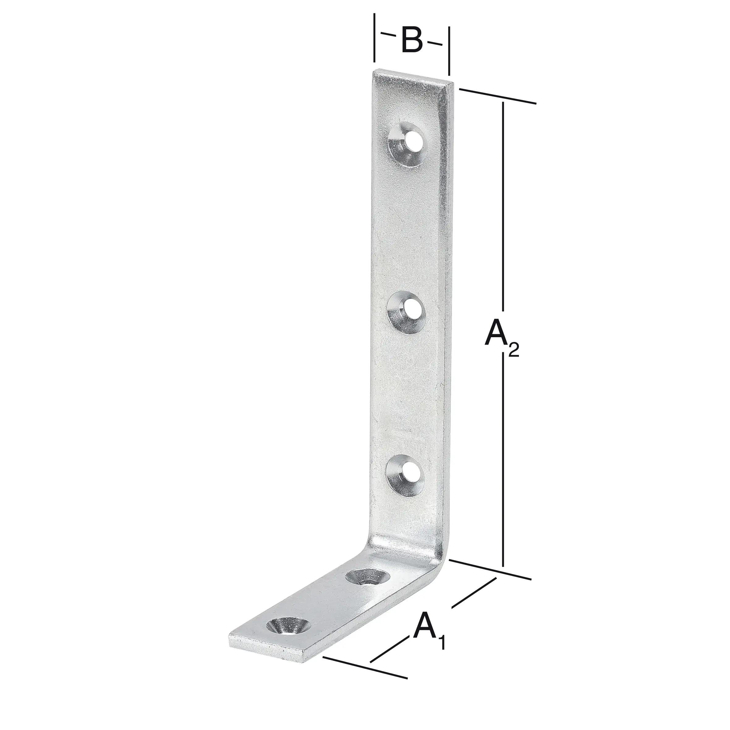 Vormann Starke Winkel verzinkt 80/150 x 25 mm