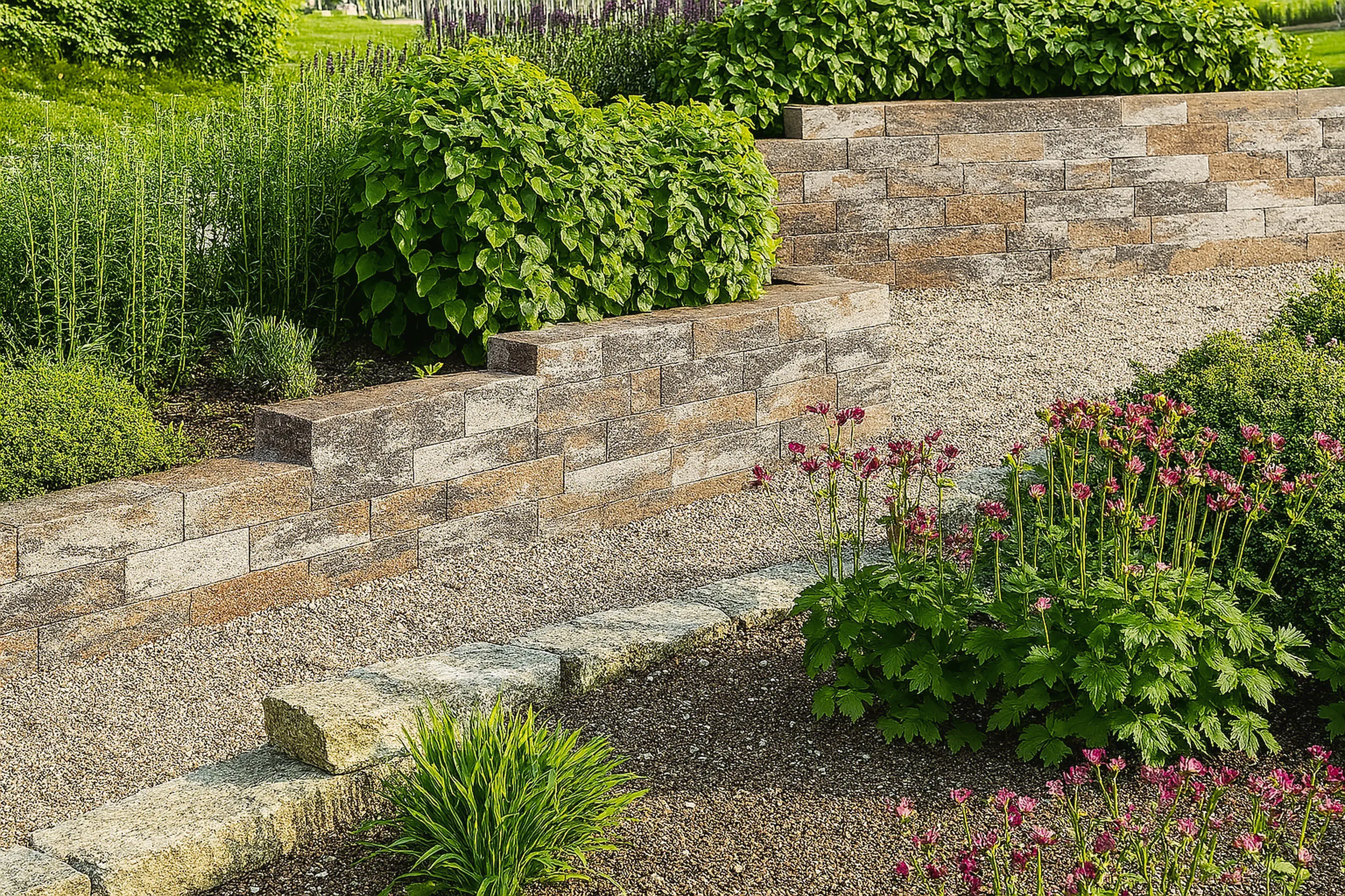 EHL Mauerstein Anzio Light Halbstein 25 x 18 x 15 cm muschelkalk