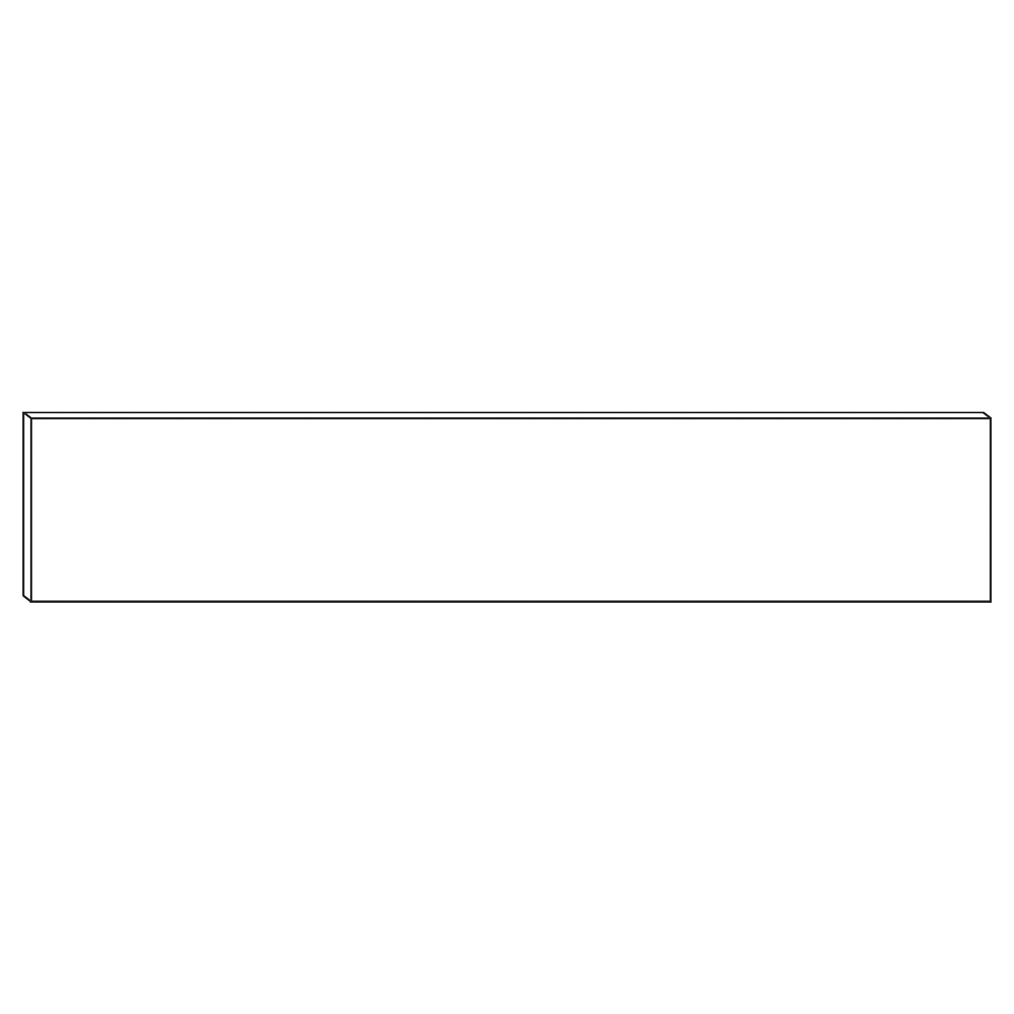 Wetwall Alloy Spritzschutzwand 80 x 25 cm Glacier White/Neptune Blue