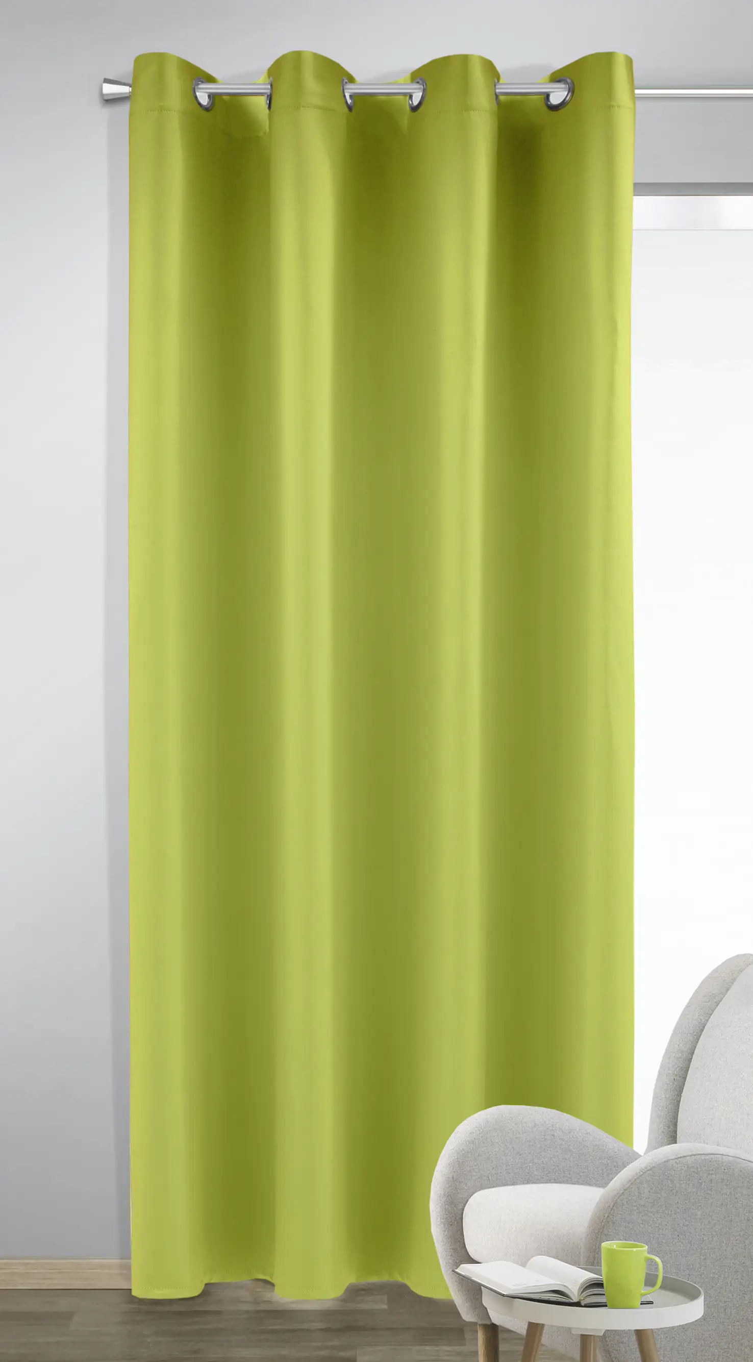 Neusser Collection Ösenschal Blackout Mia grün, 140 x 245 cm