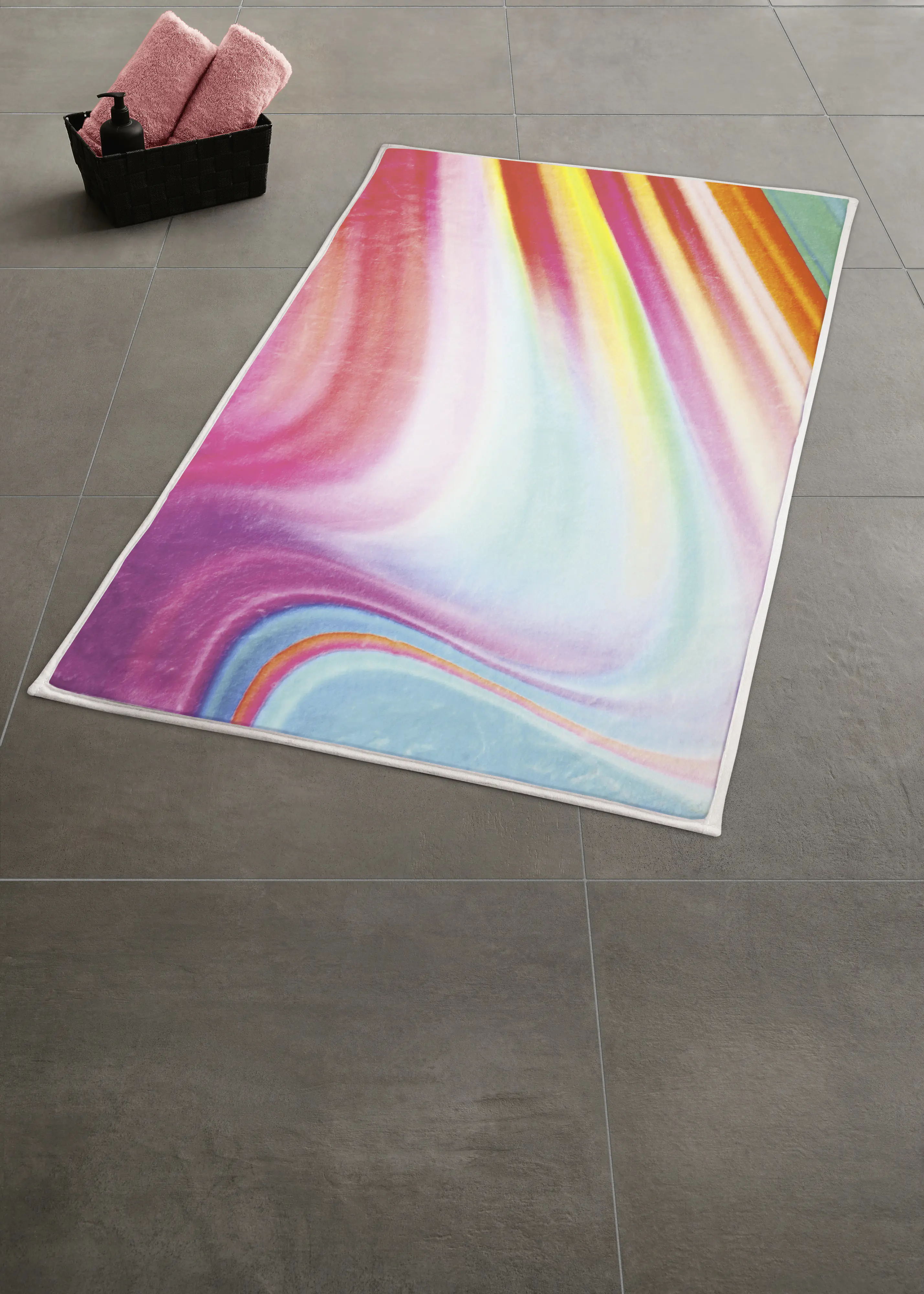 Kleine Wolke Badteppich Vibes multicolor 50 x  80 cm