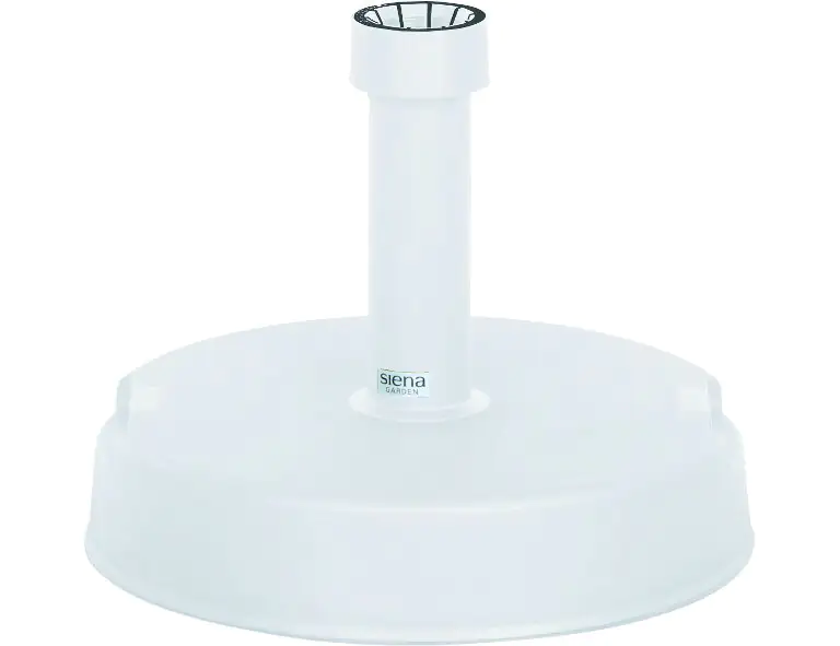 Siena Garden Betonständer rund 30 kg, weiß