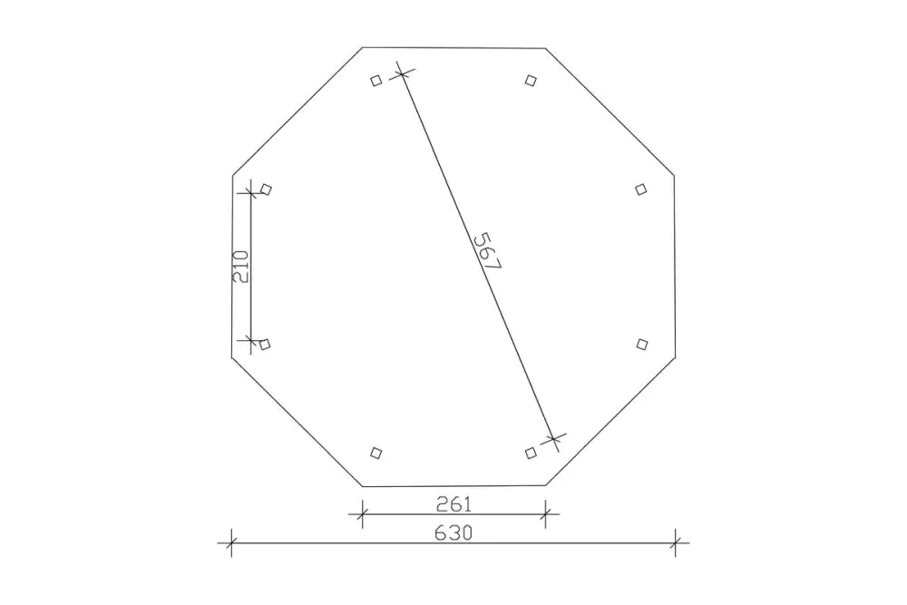 SKAN HOLZ Pavillon Nice 4 Leimholz, lasiert in Weiß
