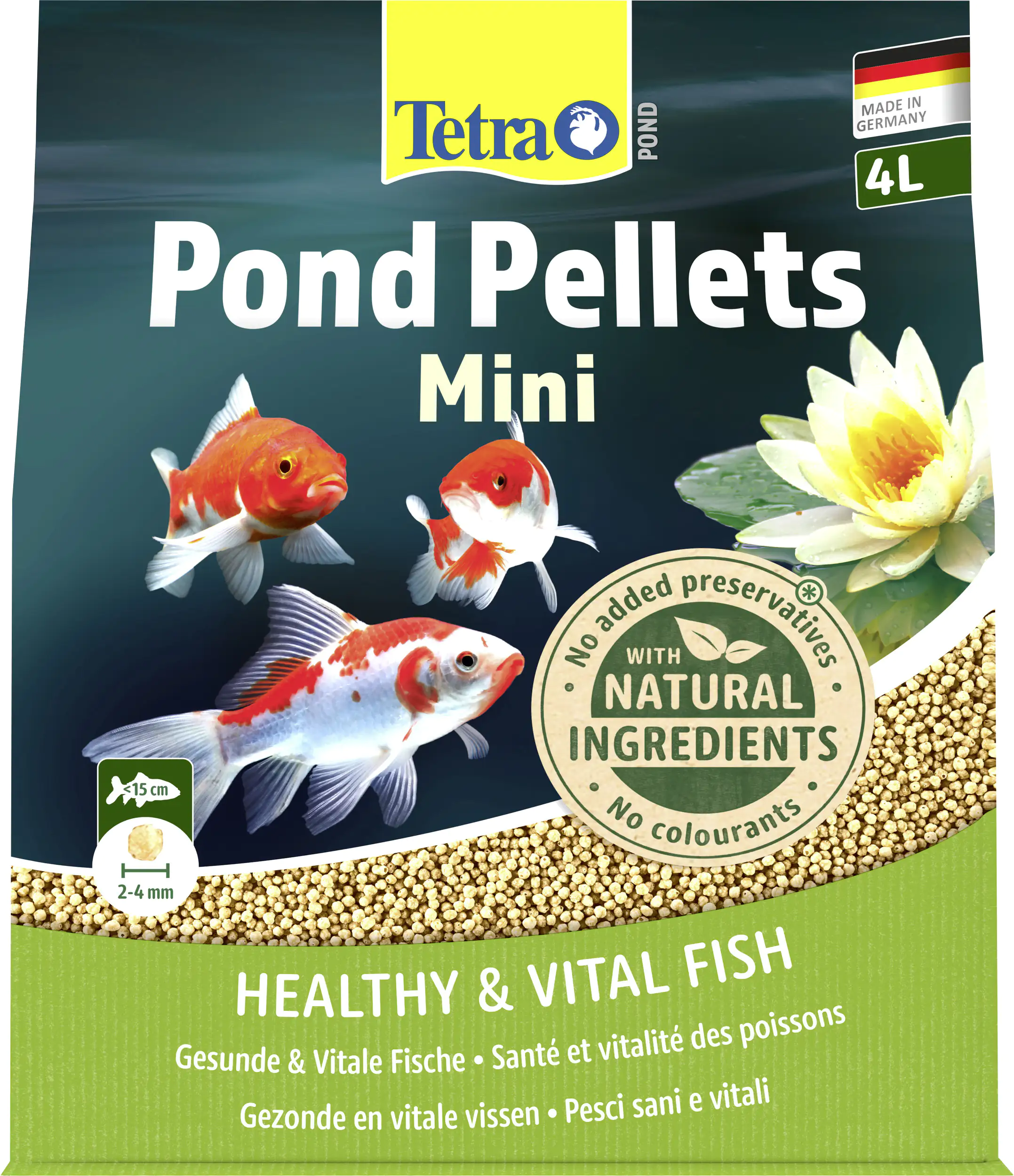 Tetra Teichfutter Pond Pellets Mini 4 l Tetra Teichfutter Pond Pellets Mini 4 l