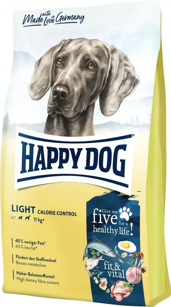 HappyDog Hundefutter Fit & Vital Light Calorie Control 1 kg