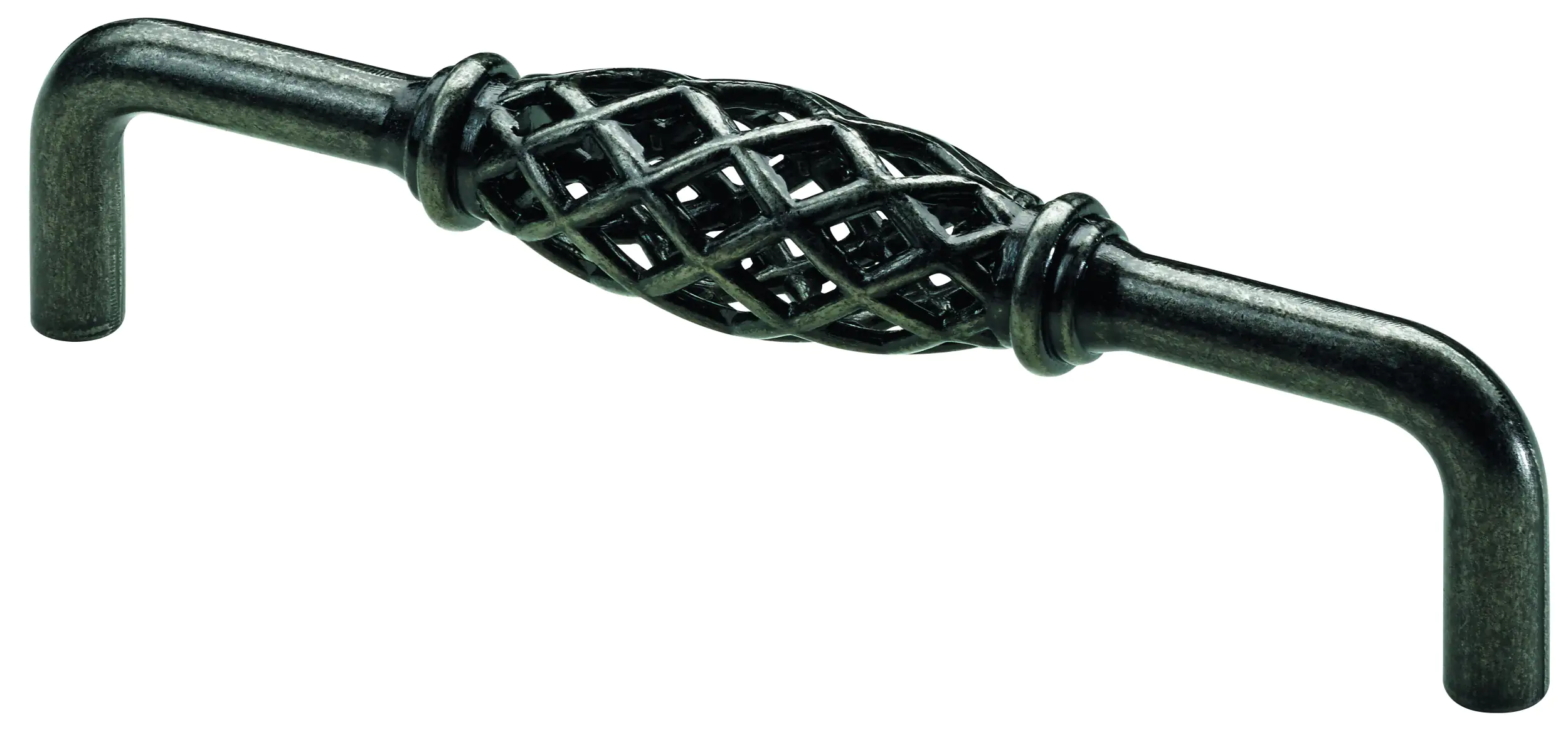 Hettich Möbelgriff  brüniert silber 20 x 136 x 35 mm - 1 Stück