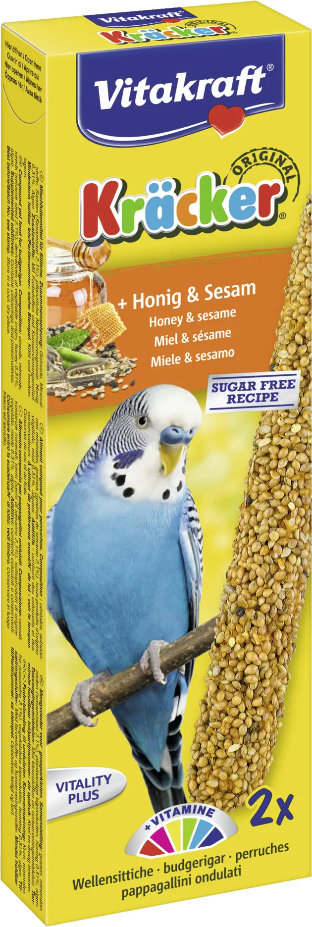 Vitakraft Kräcker® Honig & Sesam 2 Stück / 60 g