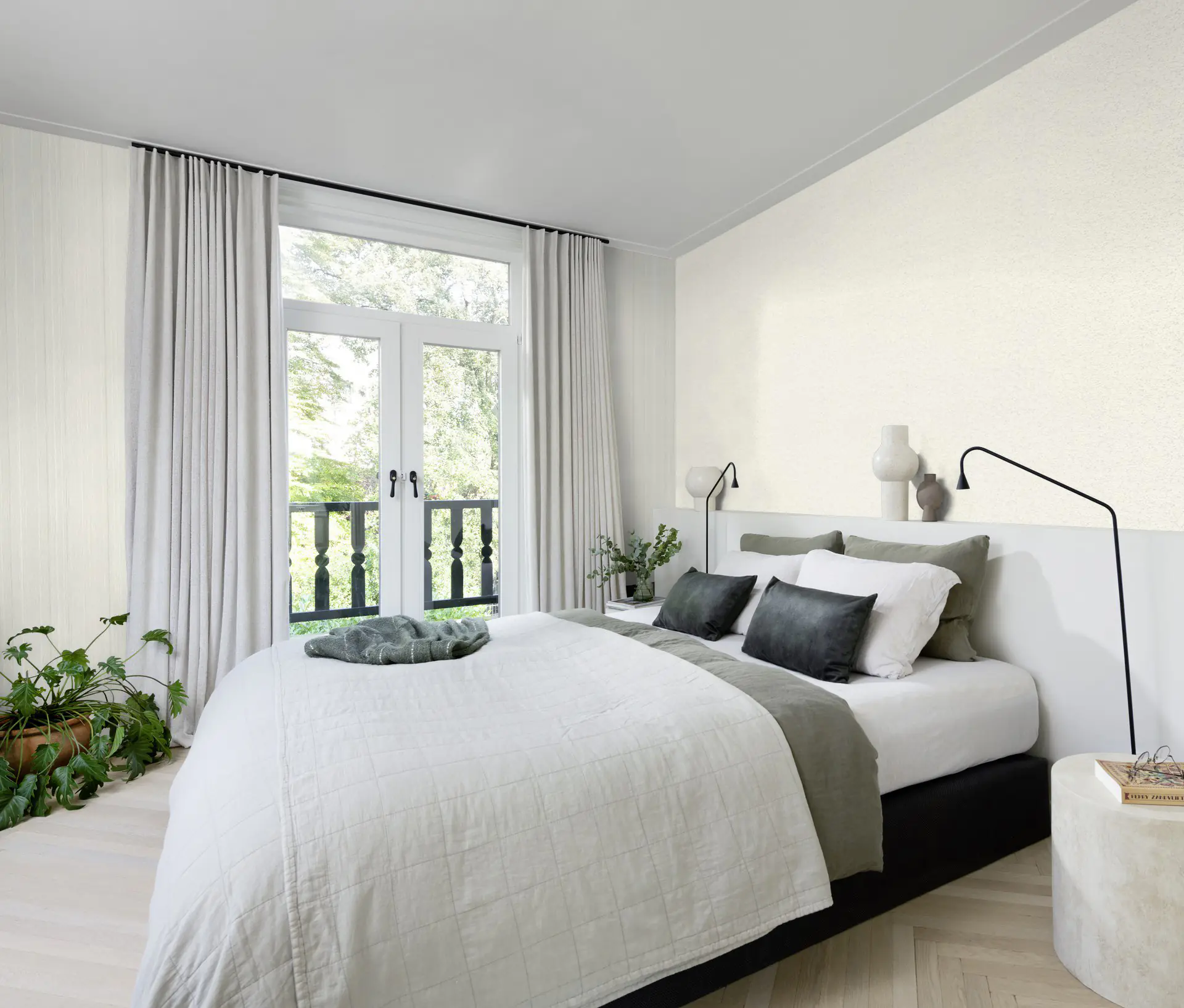 Rasch Vliestapete 486599 Selection, Putzoptik weiß, 10,05 x 0,53 m