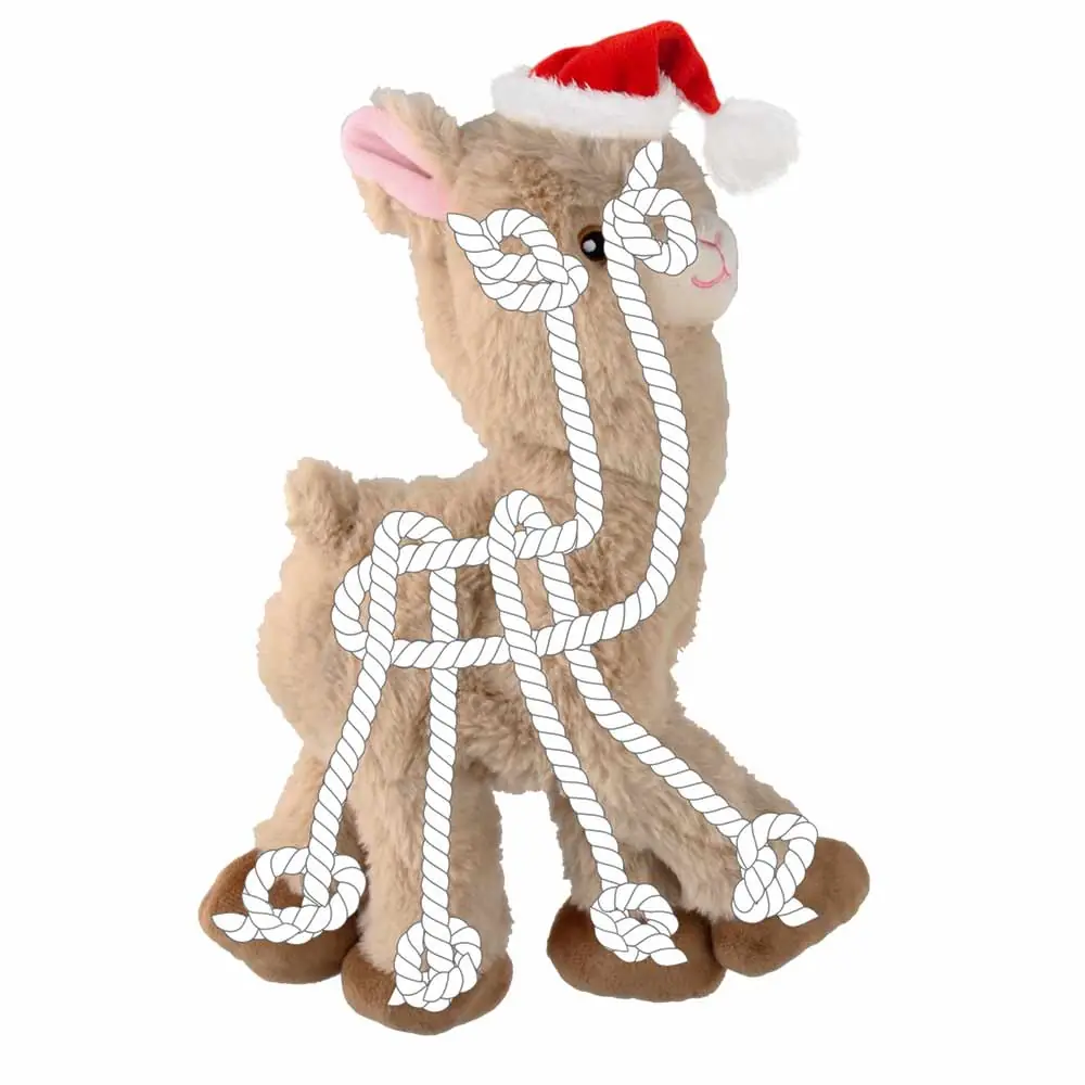 Nobby Xmas Hundespielzeug Plüsch Alpaka 30 cm