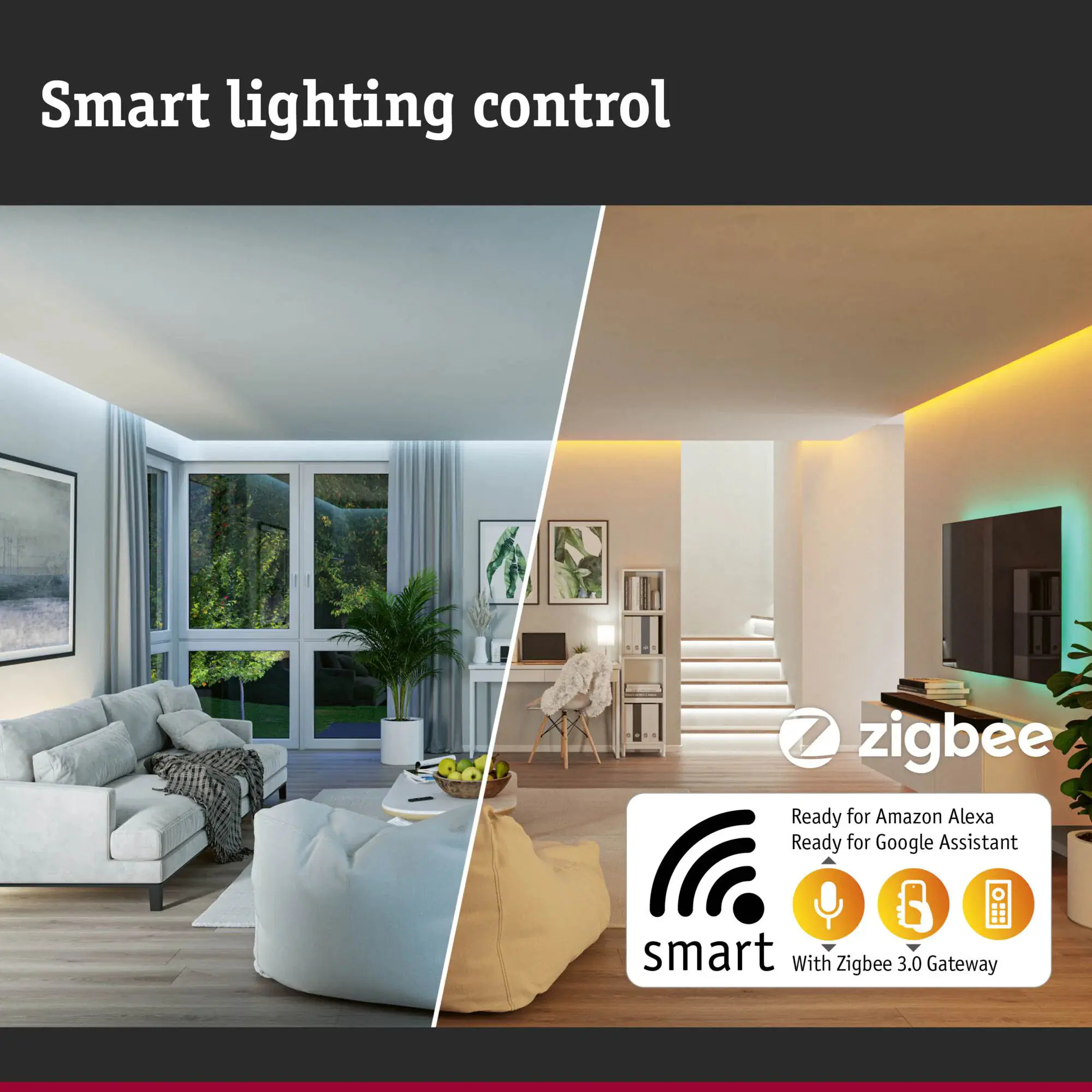 Paulmann LED-Gartenstrahler ZigBee anthrazit dimmbar