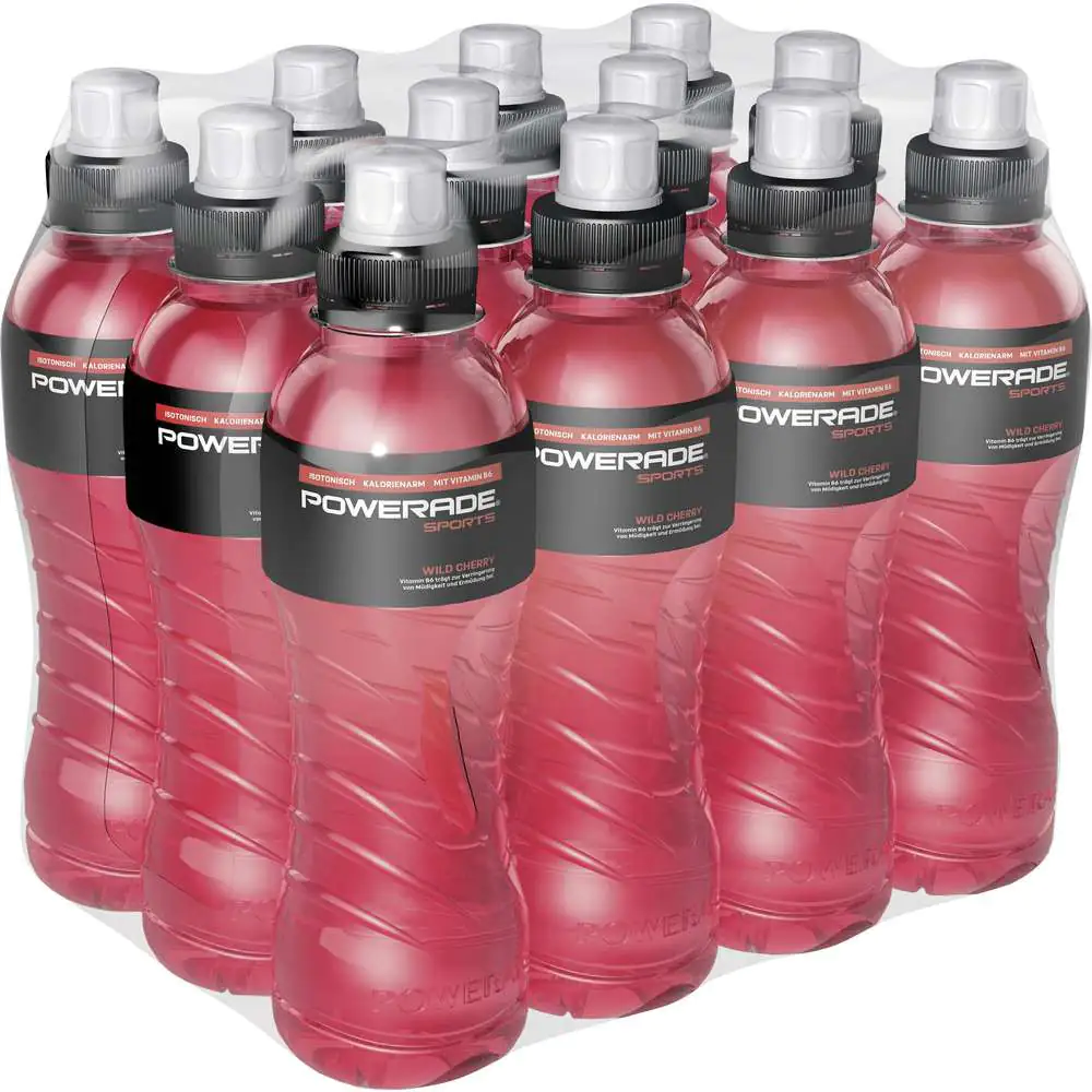 Powerade Sport-Iso Drink Wild Cherry 12x 0,5 l PET