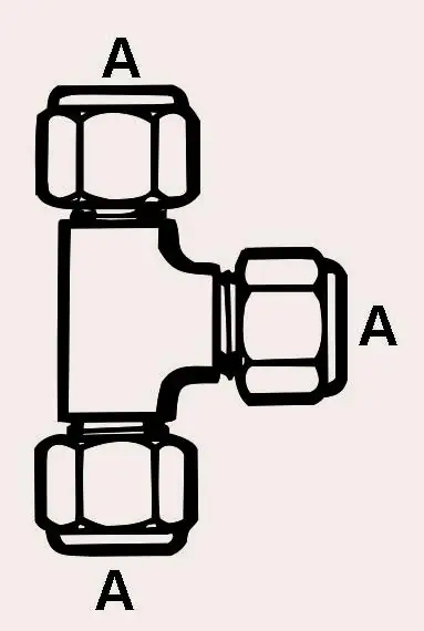 Cornat Klemmring T-Stück Ø 15 mm
