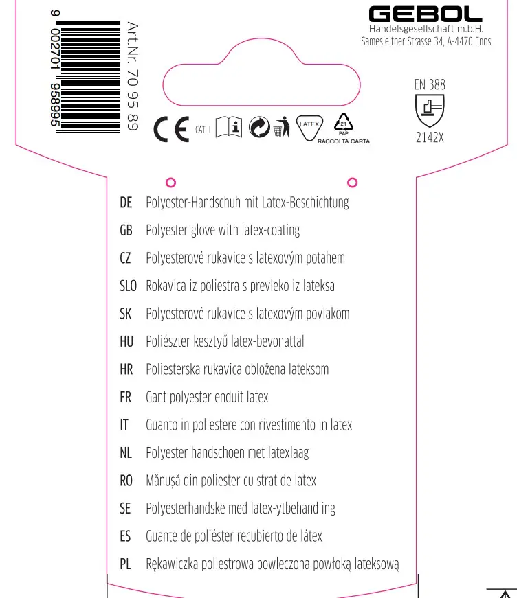 Gebol Handschuh Winter Eco  