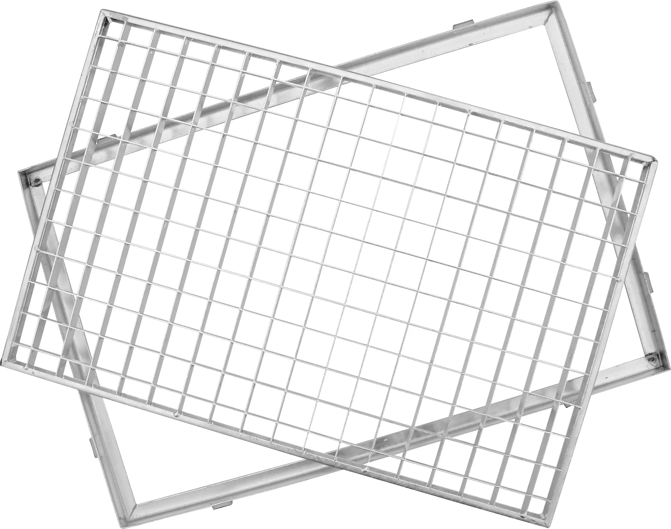 ACO Gitterrost mit Zarge Stahl, verzinkt, 100 x 25 cm
